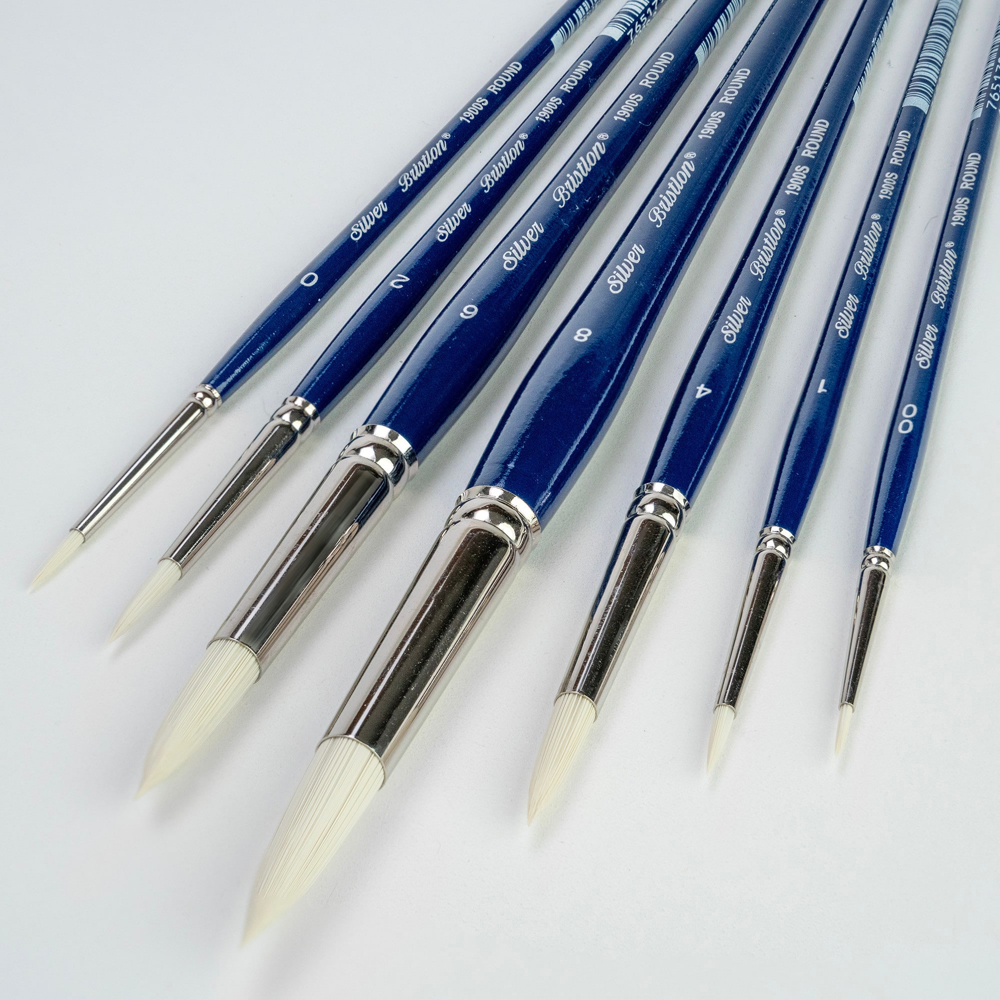 Silver Brush Limited Bristlon Short Handle Round Brushes Set