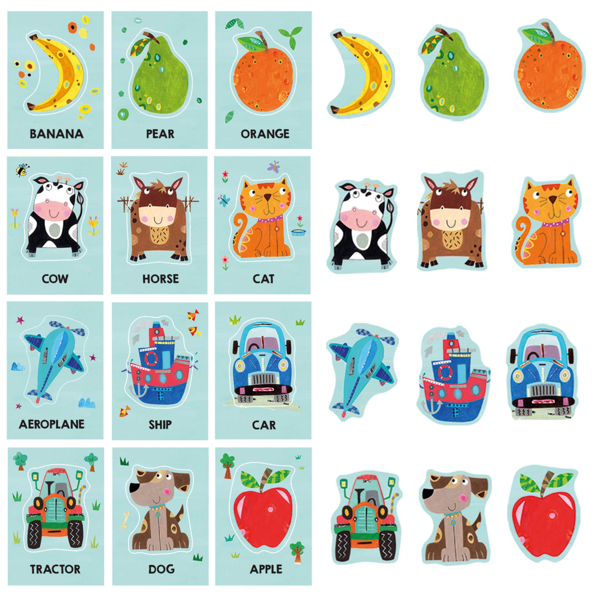 Headu Montessori Baby Flashcards Set