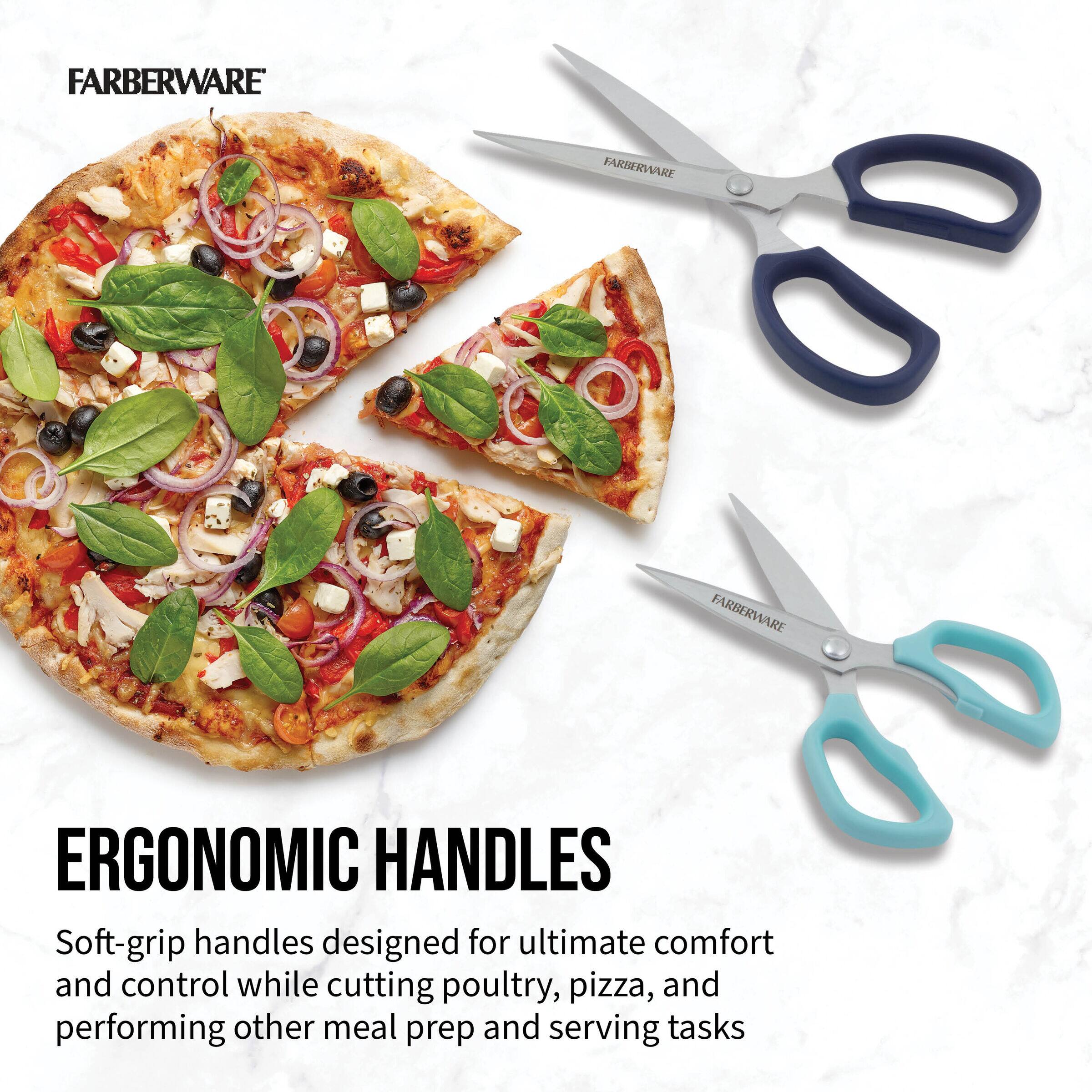 Farberware Ink Blue & Aqua 2-Piece Shears Set