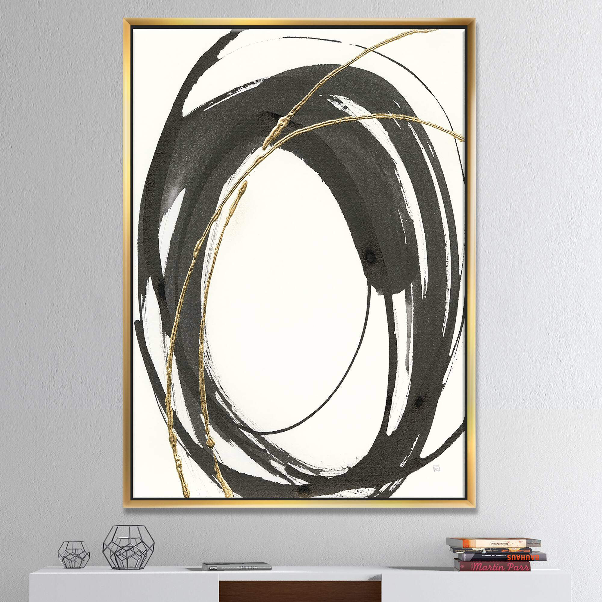 Designart - Gold Glamour Circle I