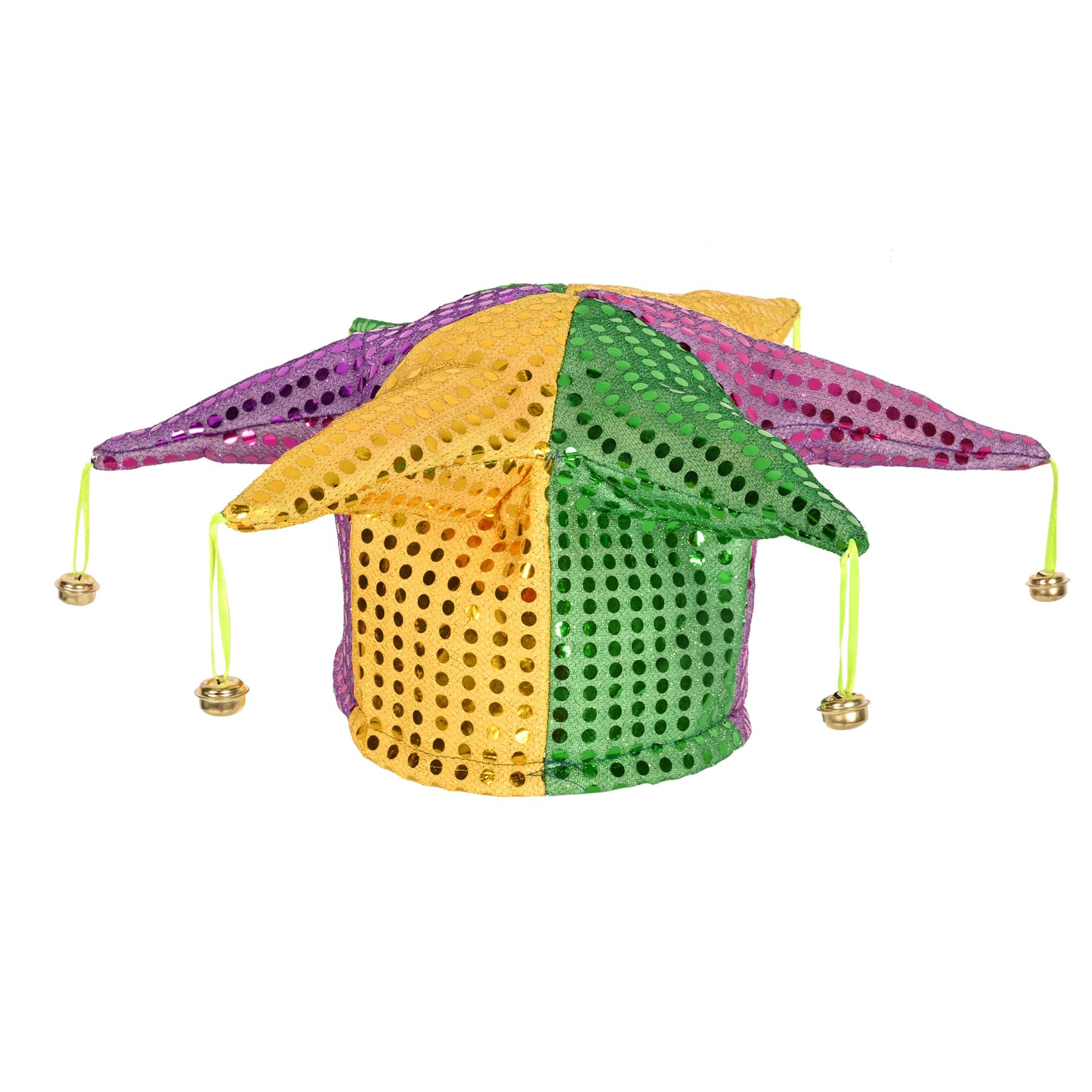 Beistle Mardi Gras Glitz 'N Gleam Jester Hat