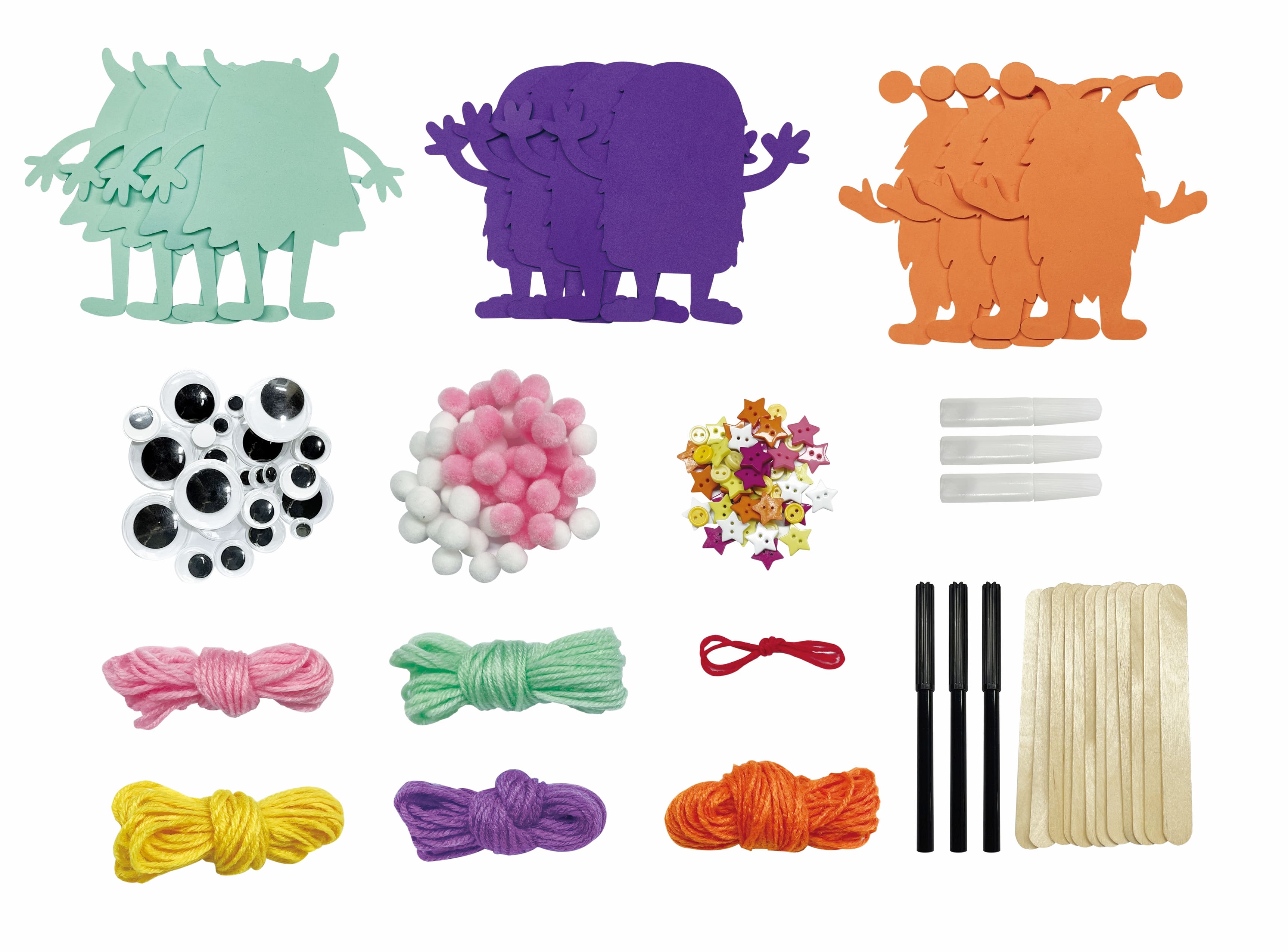 Monster Puppet Foam Craft Kit by Creatology™