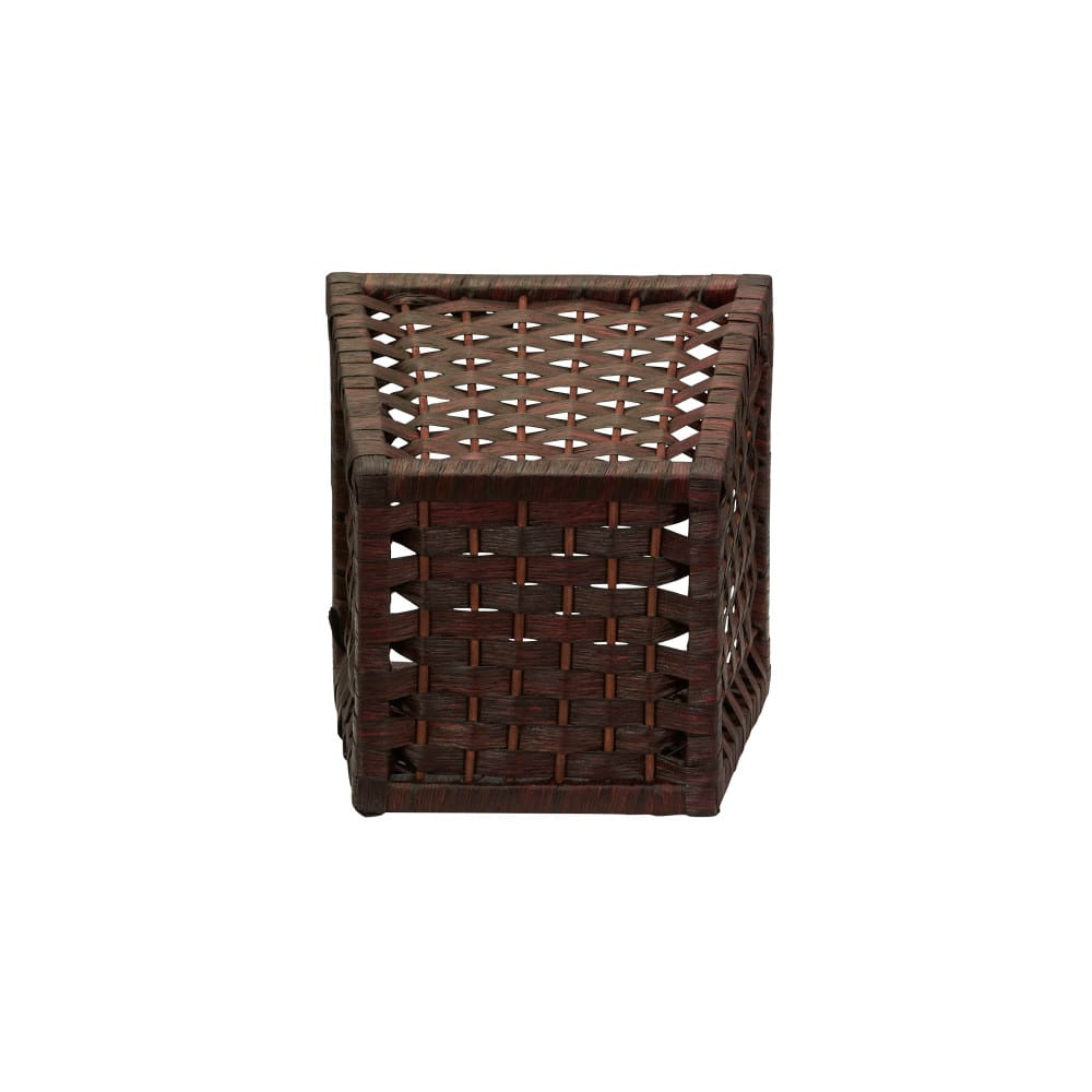 Household Essentials 10" Woven Square Waste Basket