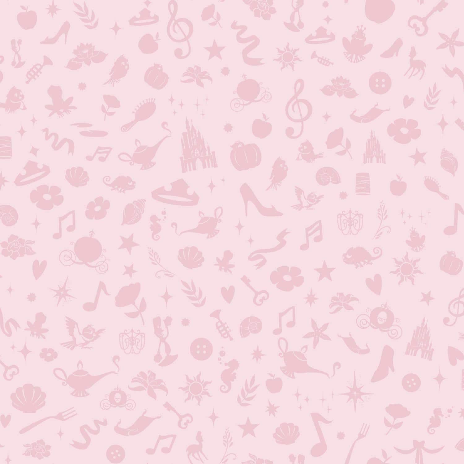 RoomMates Disney Princess Icons with Glitter Peel & Stick Wallpaper
