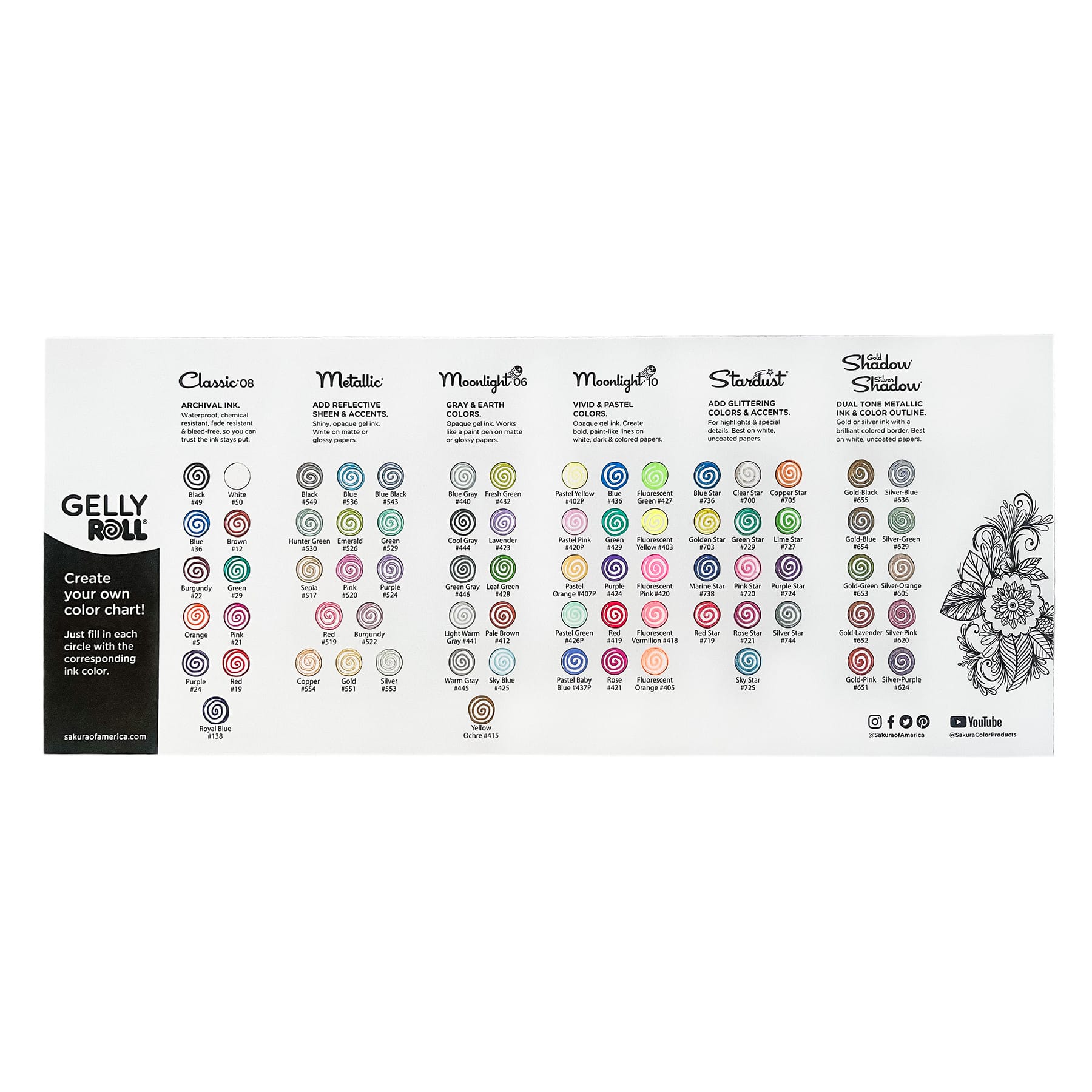 Gelly Roll® 0.8mm Gel Pen Set