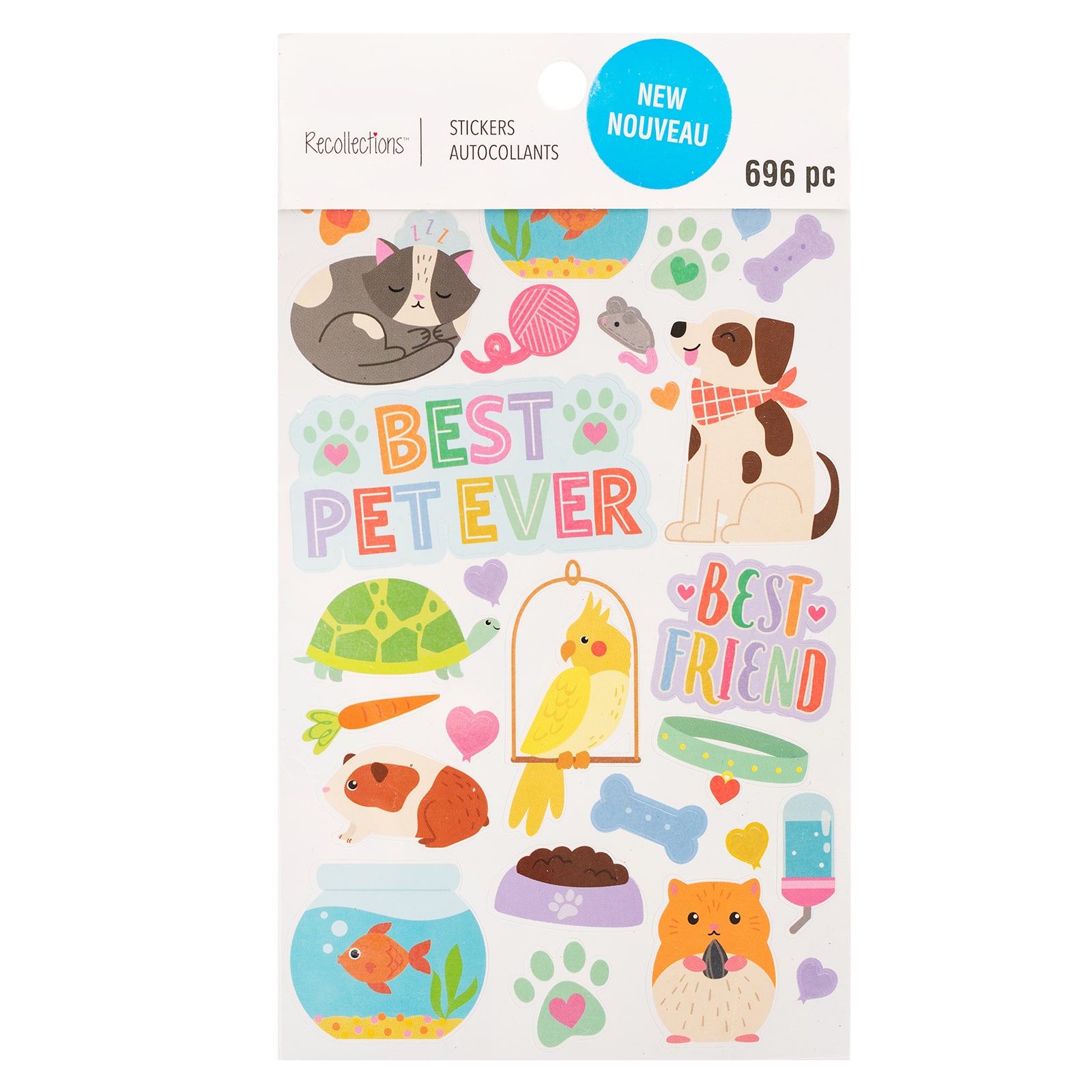 12 Pack: Best Pet Ever Stickers by Recollections™