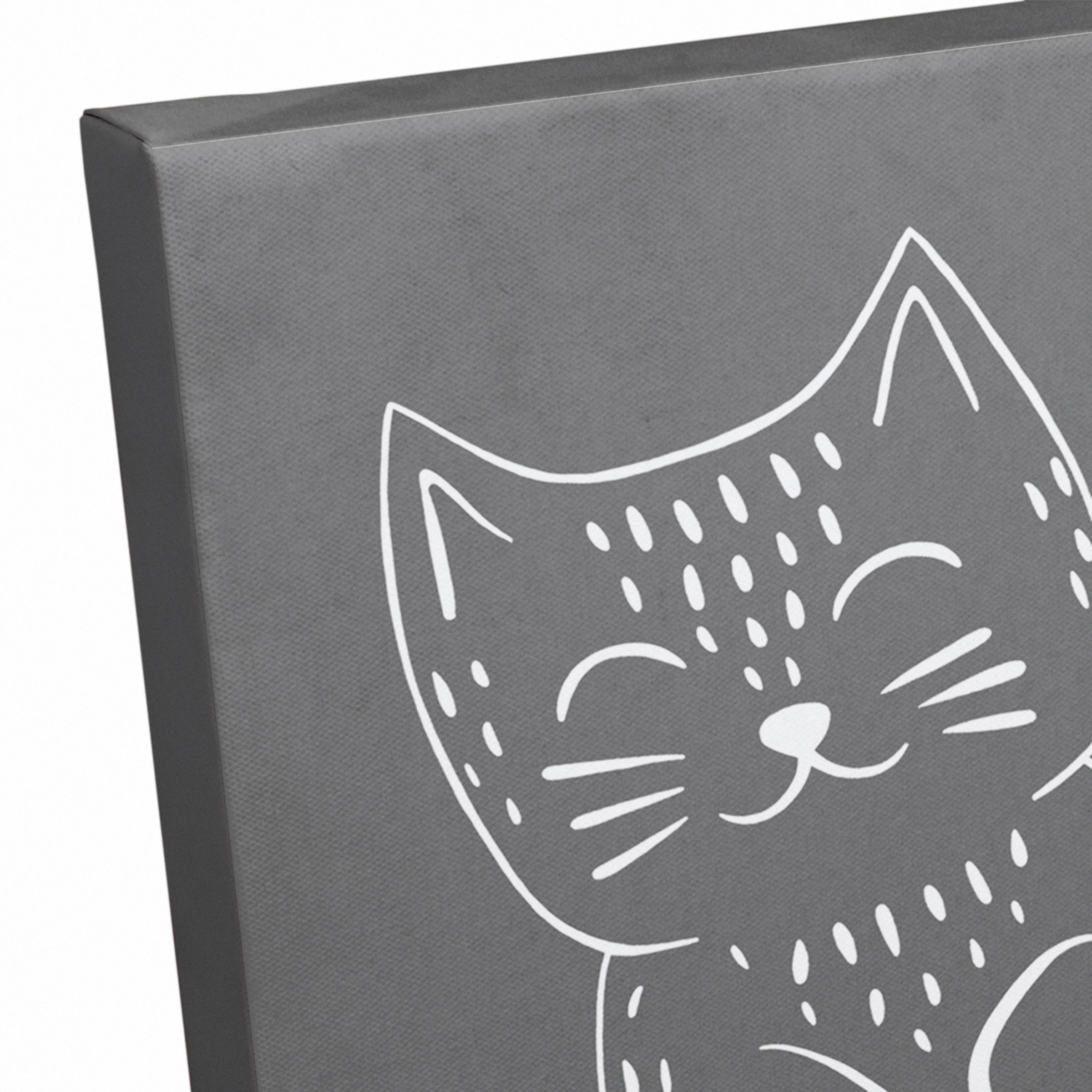 Cat Belly Rub Canvas Wall Art