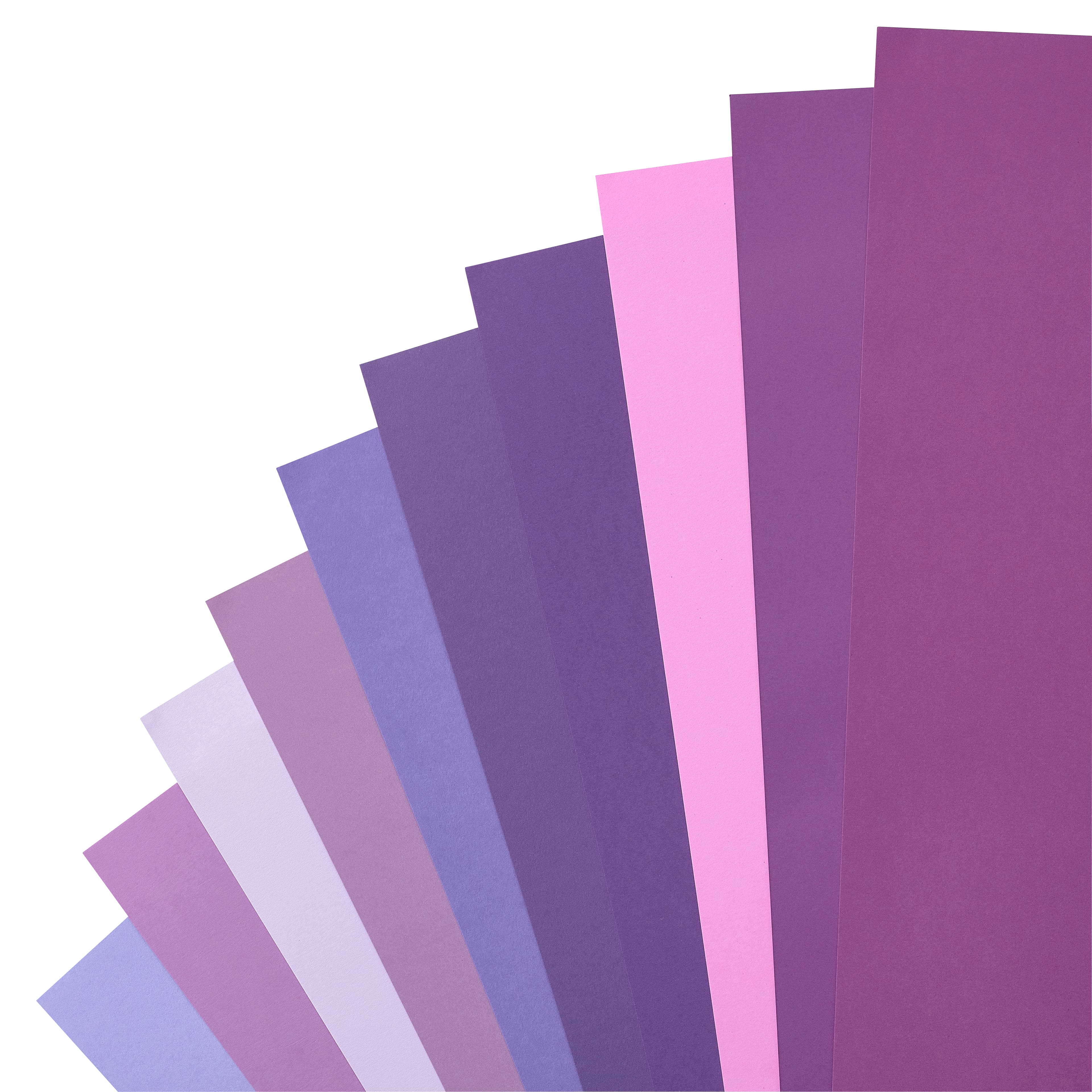 9 Packs: 100 ct. (900 total) Purple Palette 12" x 12" Cardstock Paper by Recollections™