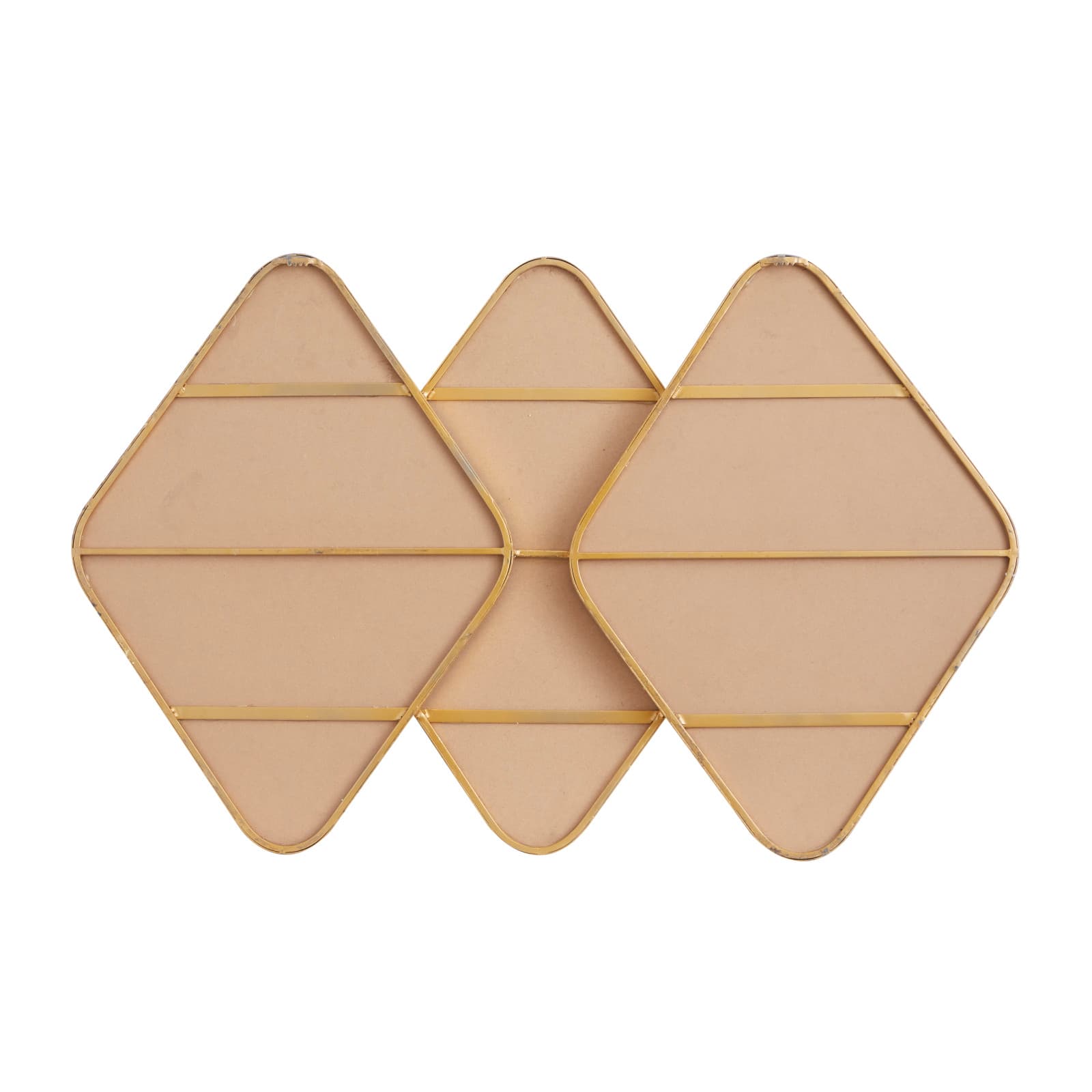 CosmoLiving by Cosmopolitan Gold Metal Contemporary Wall Mirror, 43" x 43" x 3"