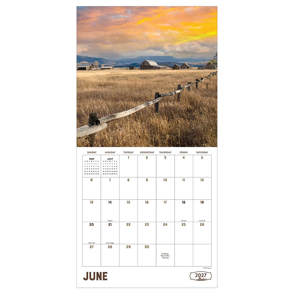 2027 Ranch Life Wall Calendar