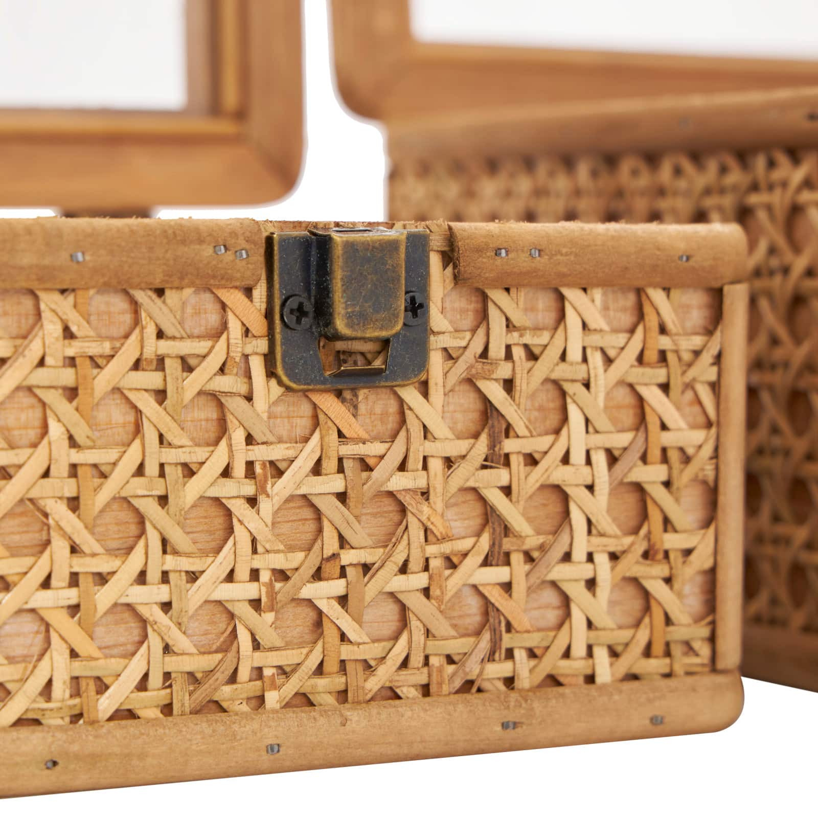 Brown Wooden Box Set