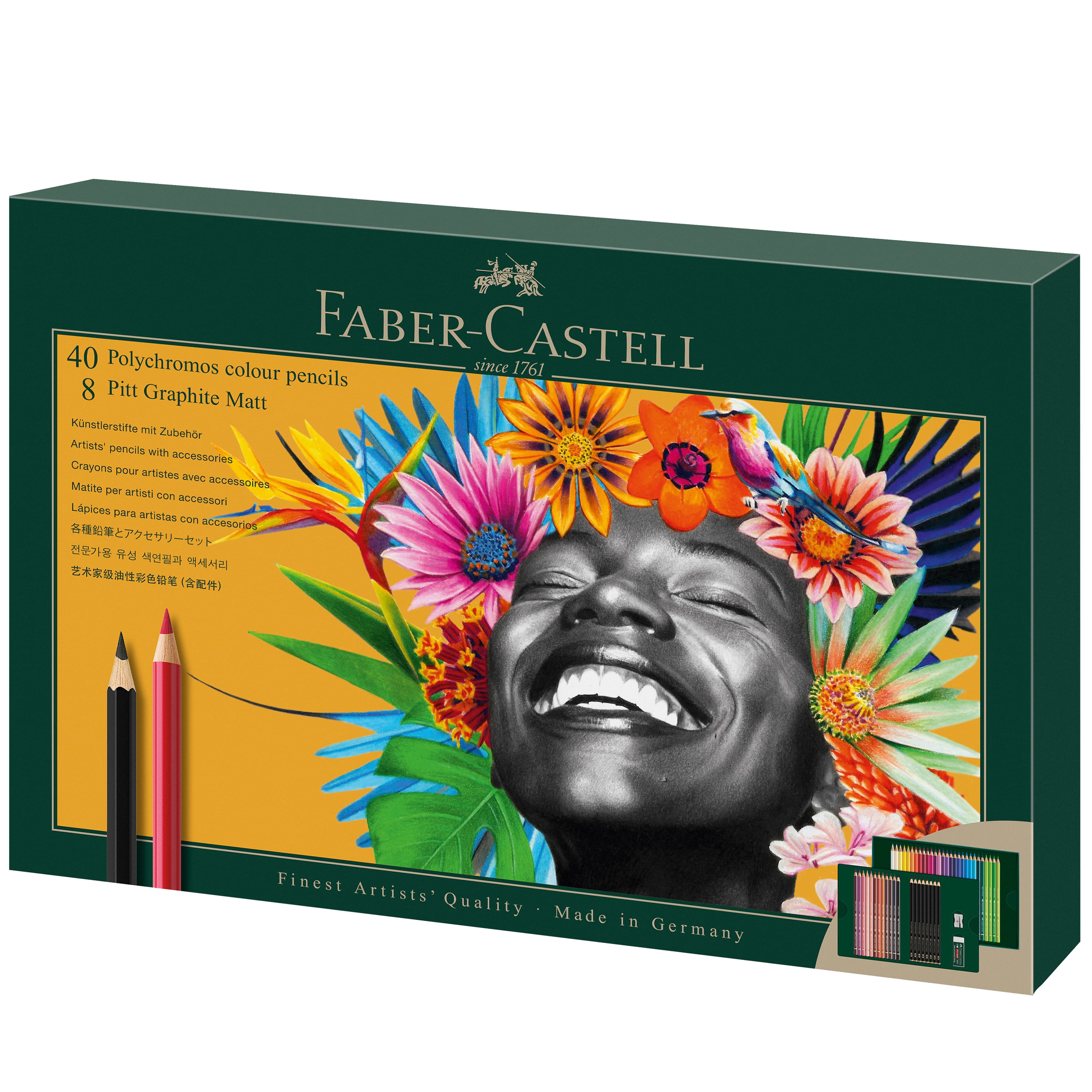 Faber-Castell Polychromos & Graphite Matte 48-Piece Gift Set