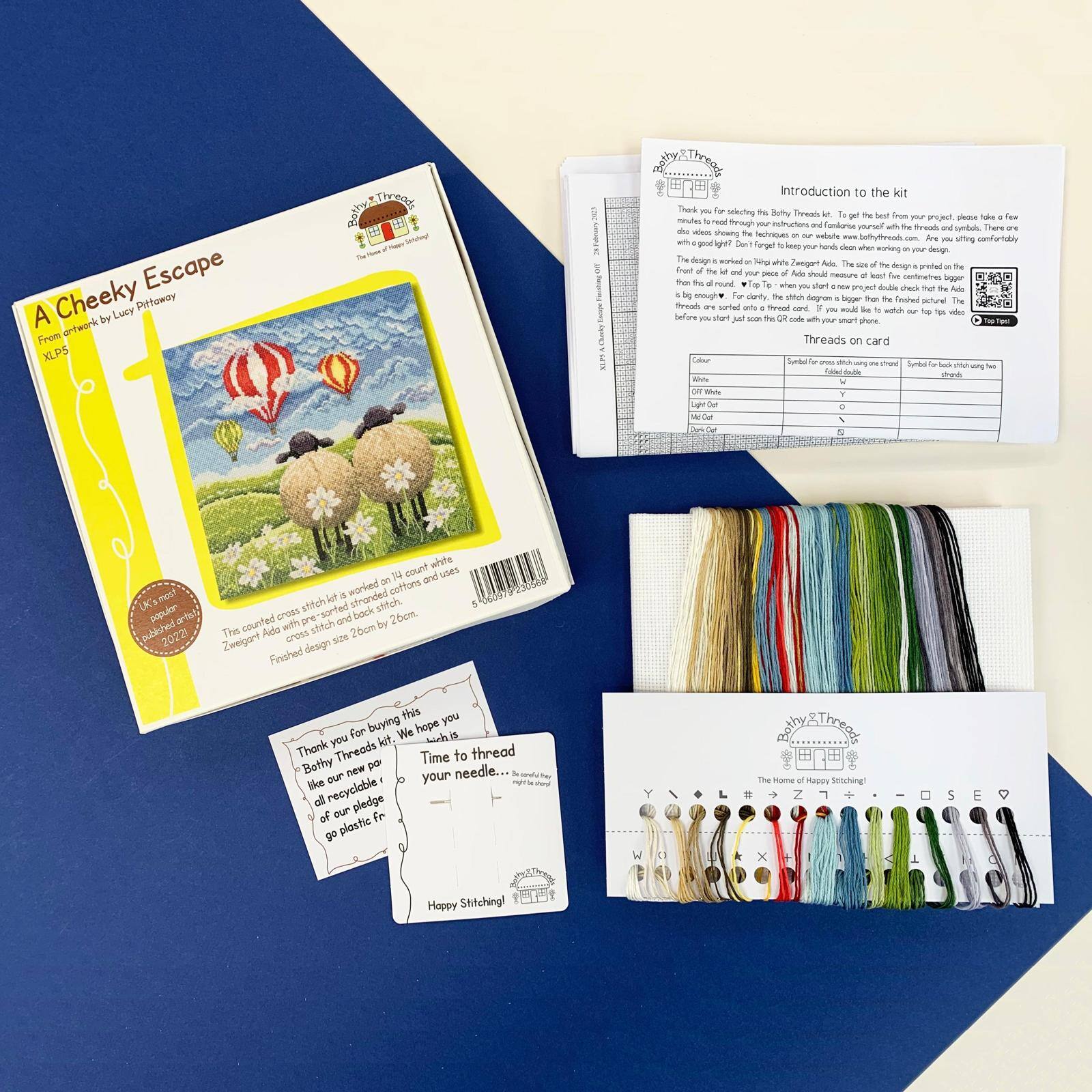Bothy Threads A Cheeky Escape Counted Cross Stitch Kit