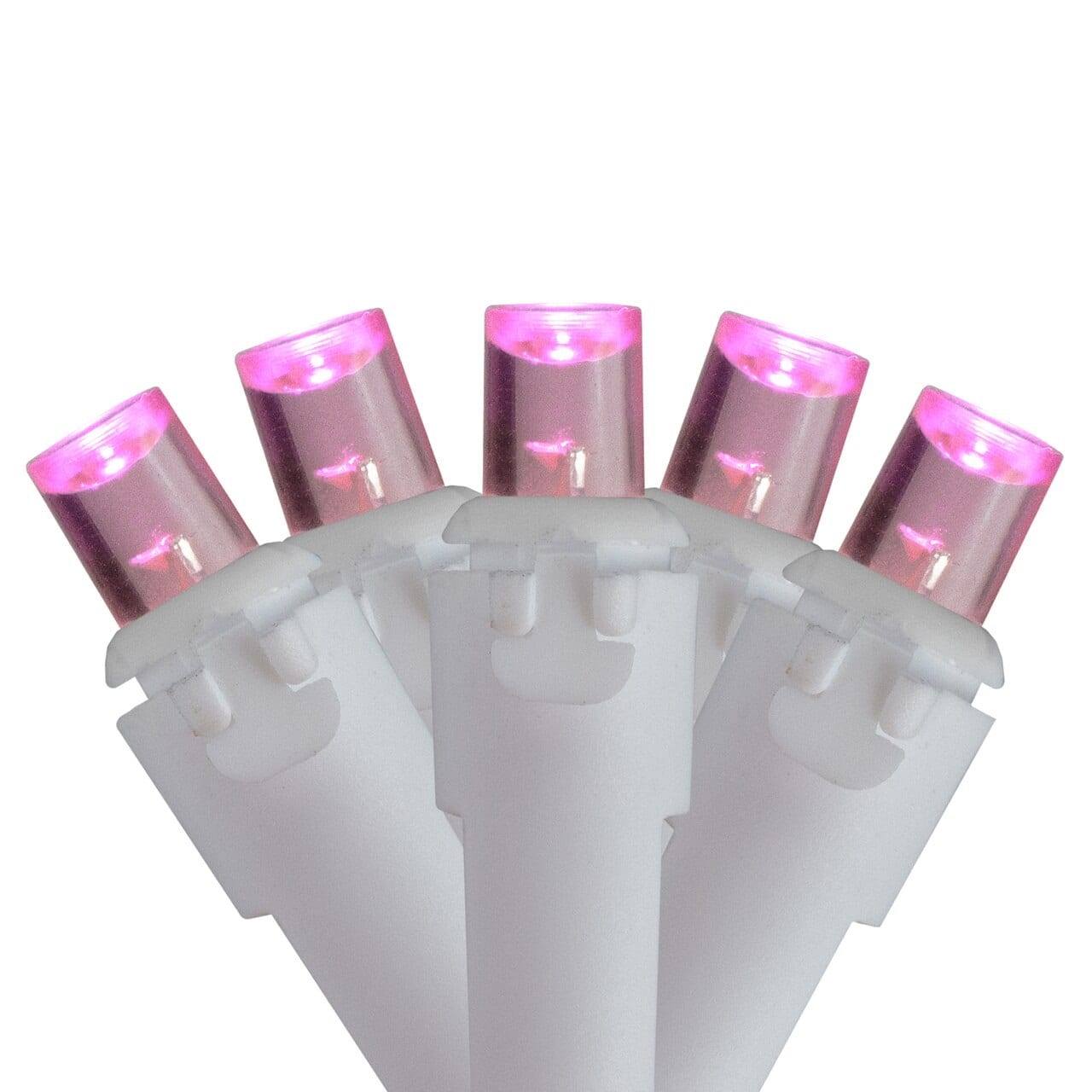 Northlight 100ct. Pink LED Wide Angle Icicle Christmas String Lights | 5.5 ft | Michaels®