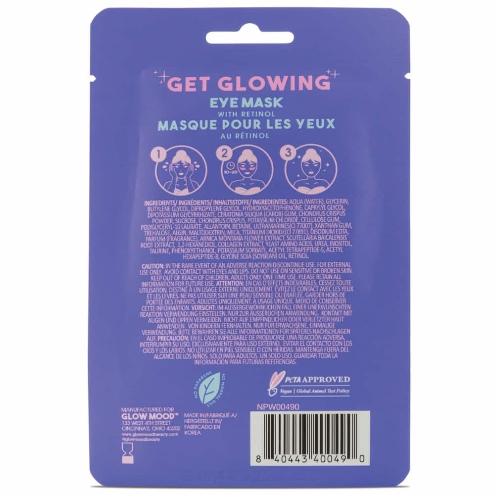 Glow Mood™ Soothing with Retinol Eye Mask