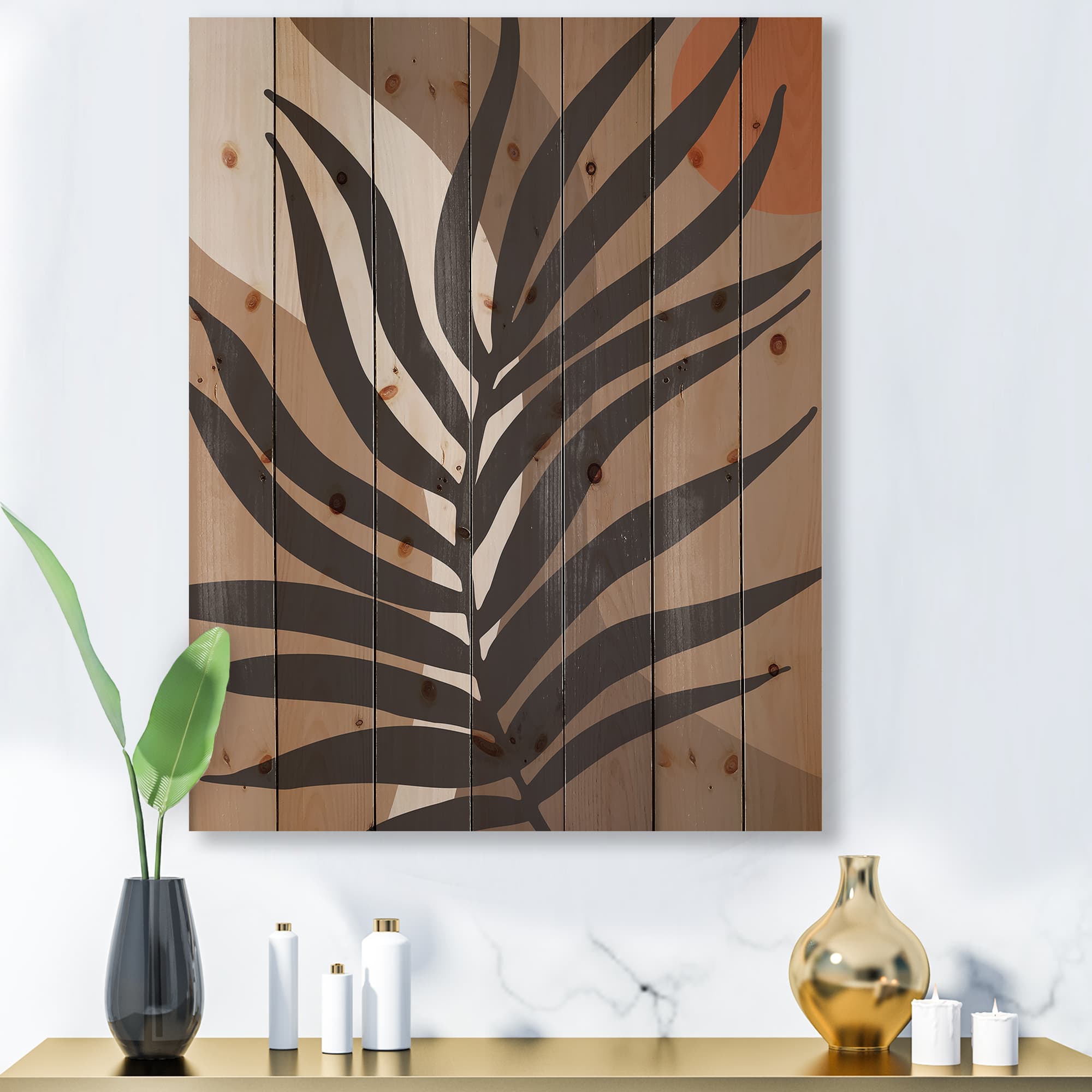Designart - Tropical Leaf Silhouettes and Shapes II