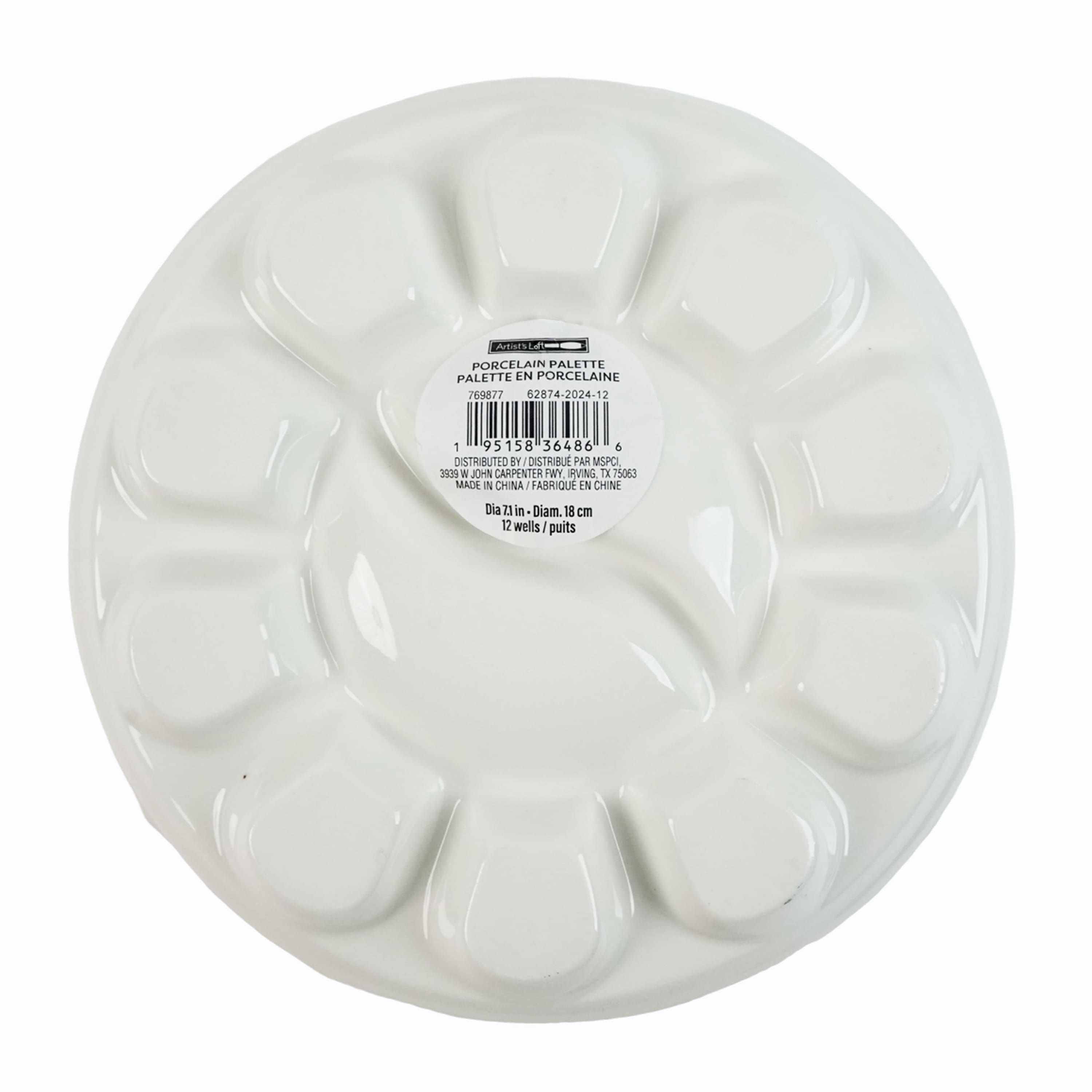 7" Round Porcelain Palette by Artist's Loft®
