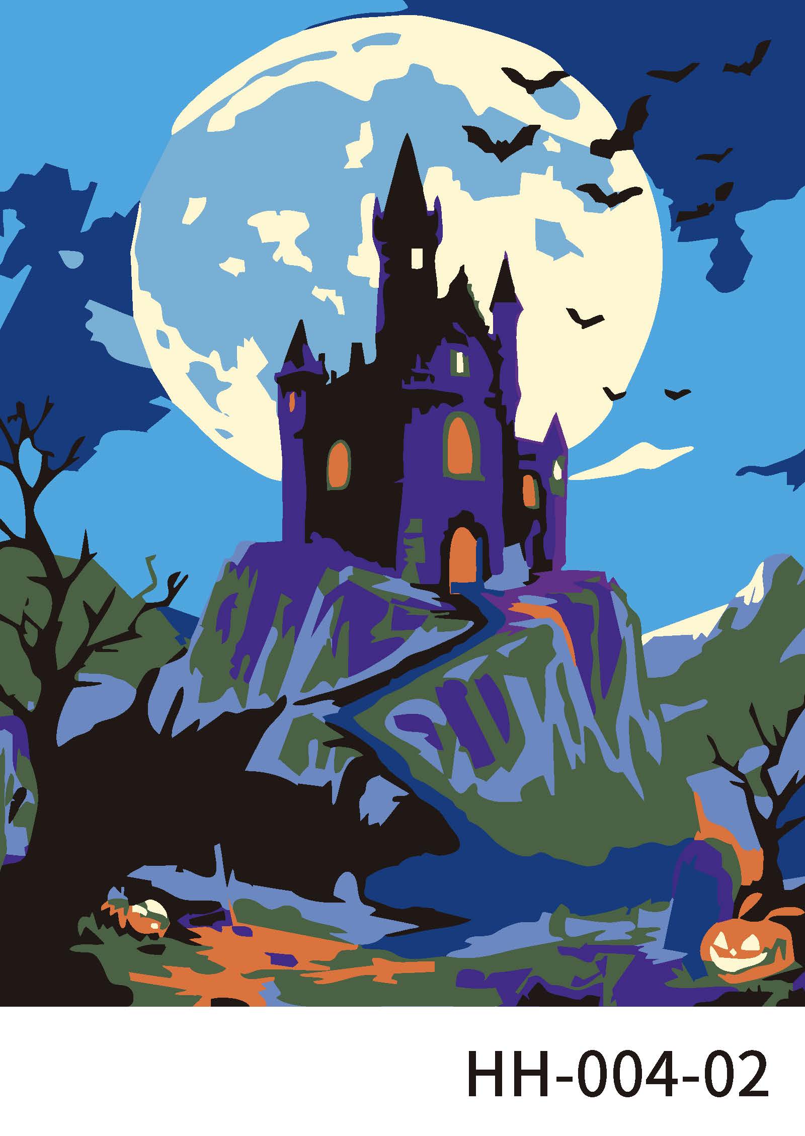 Haunted Houses Paint Marker-by-Number Kit by Artist's Loft®