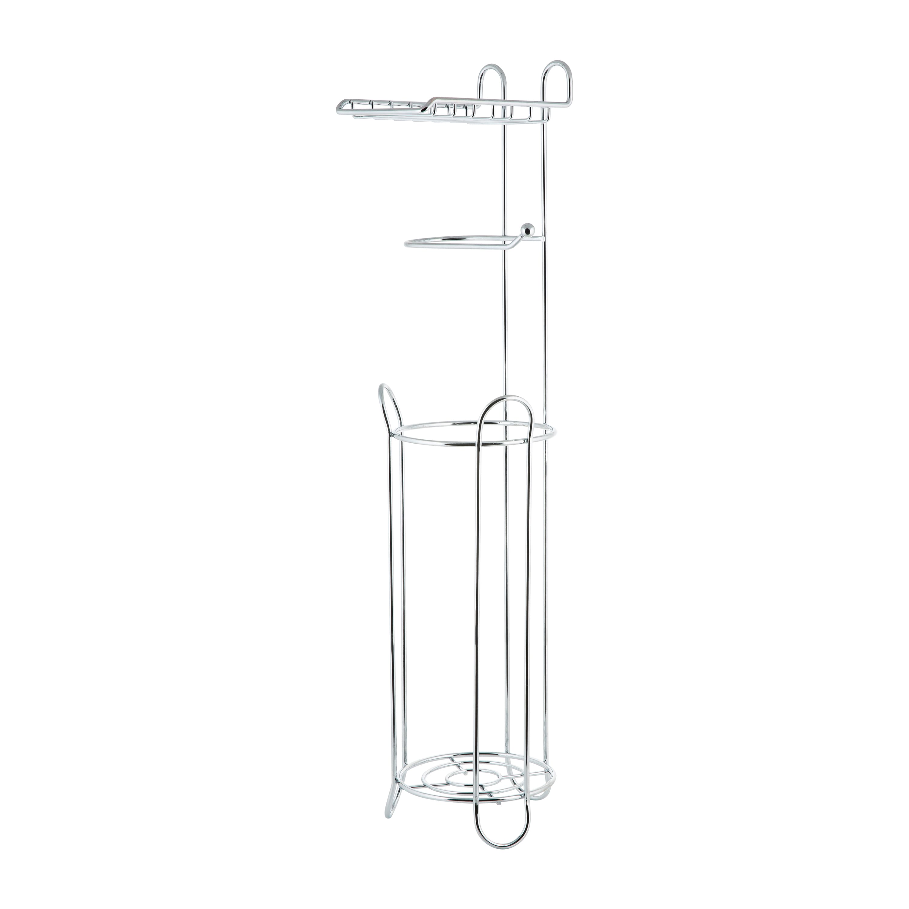 Bath Bliss Royal Toilet Paper Holder and Dispenser in Chrome