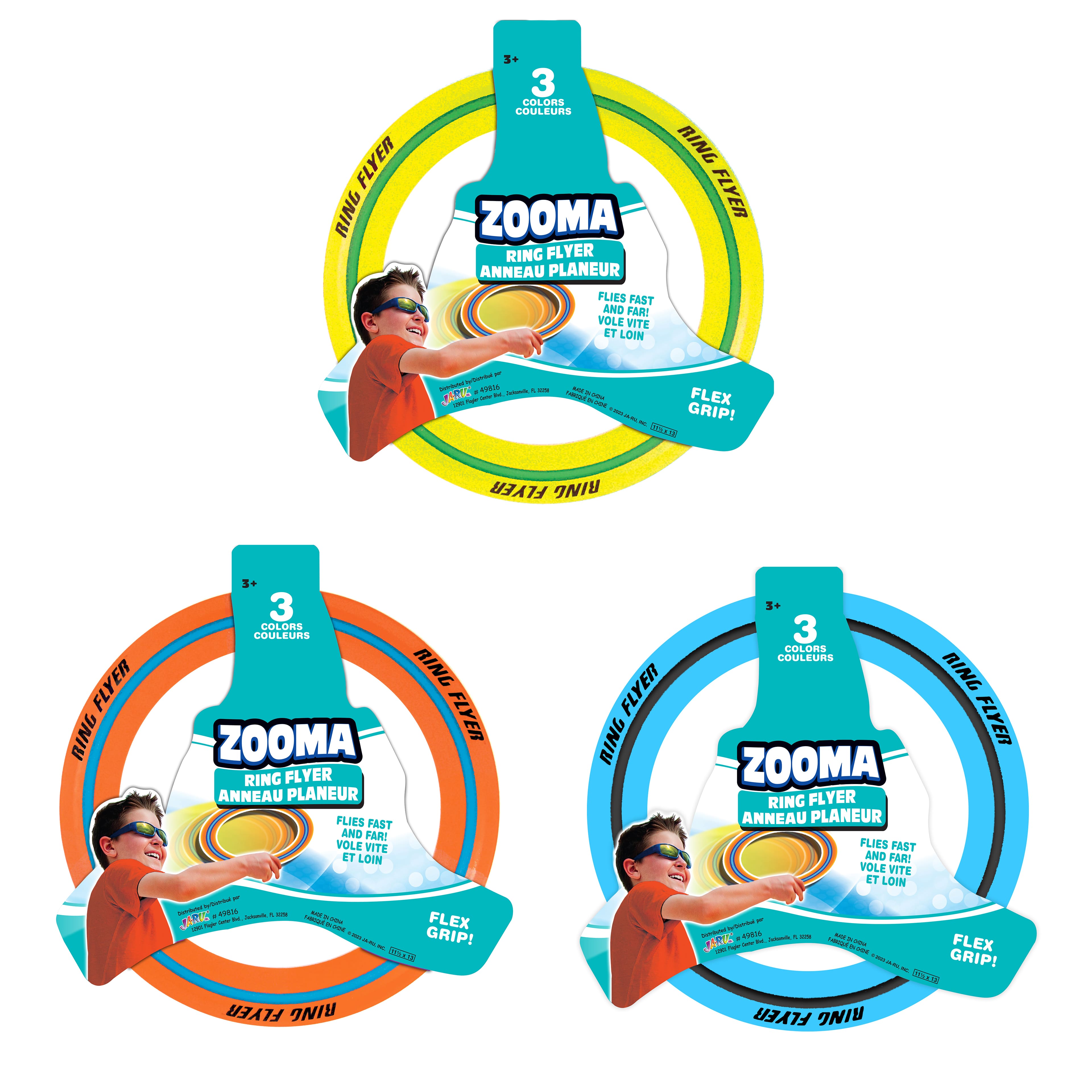 Assorted Zooma Ring Flyer, 1pc.