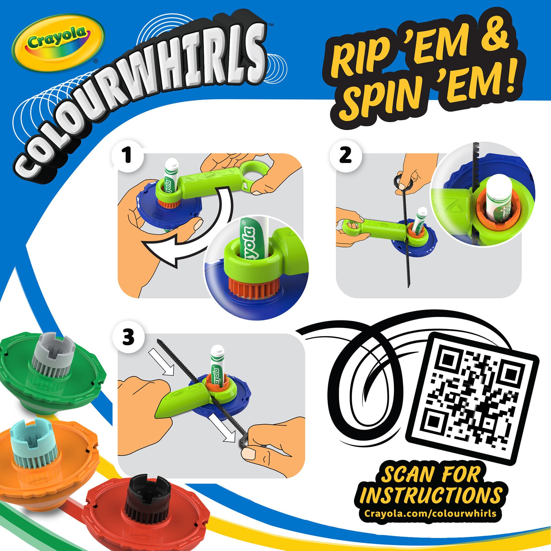 Crayola® Colourwhirls™ Original Set