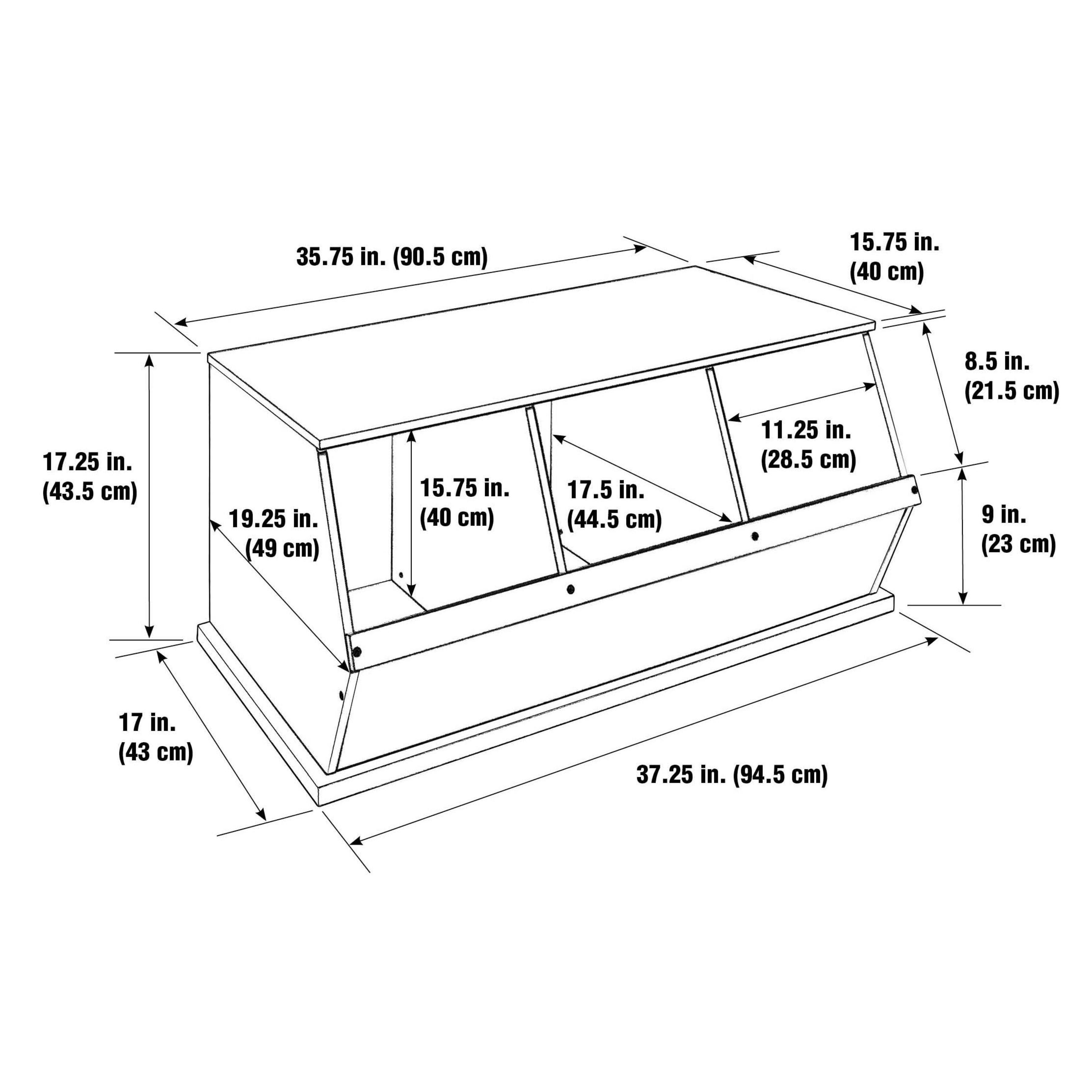 Badger Basket Bin Stackable Storage Cubby