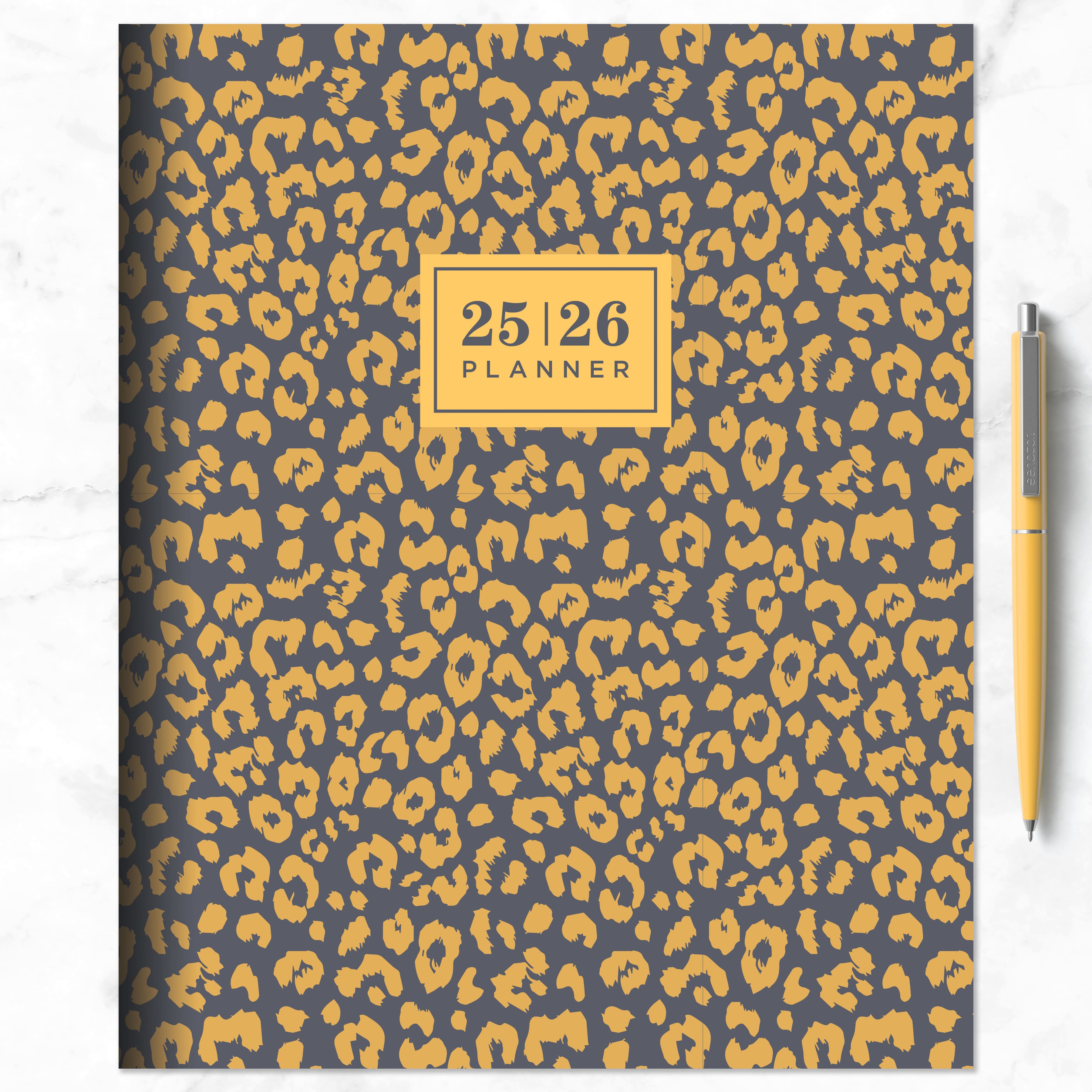 TF Publishing 2025-2026 Lovely Leopard Large Monthly Planner