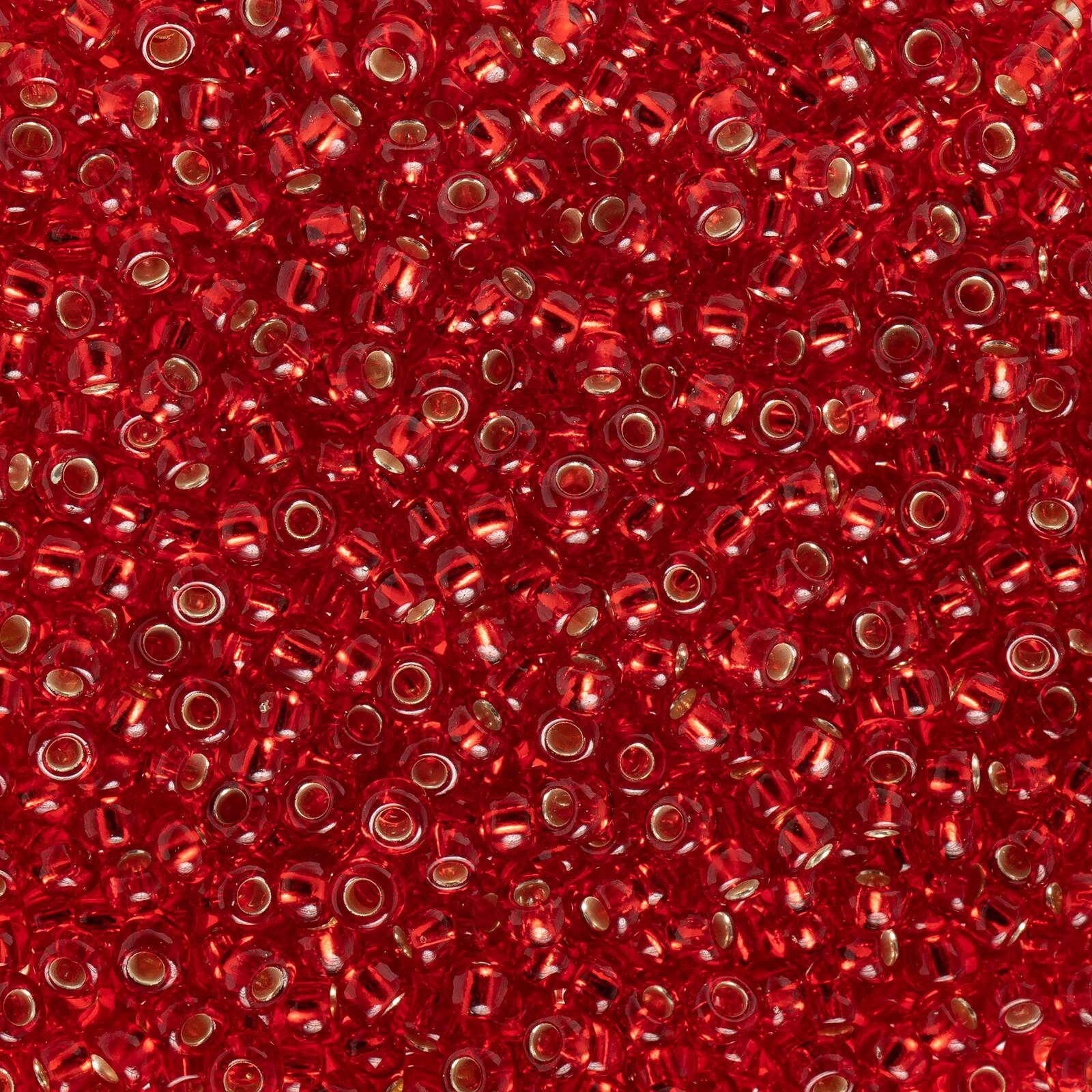John Bead 10/0 Silver-Lined Czech Glass Seed Beads