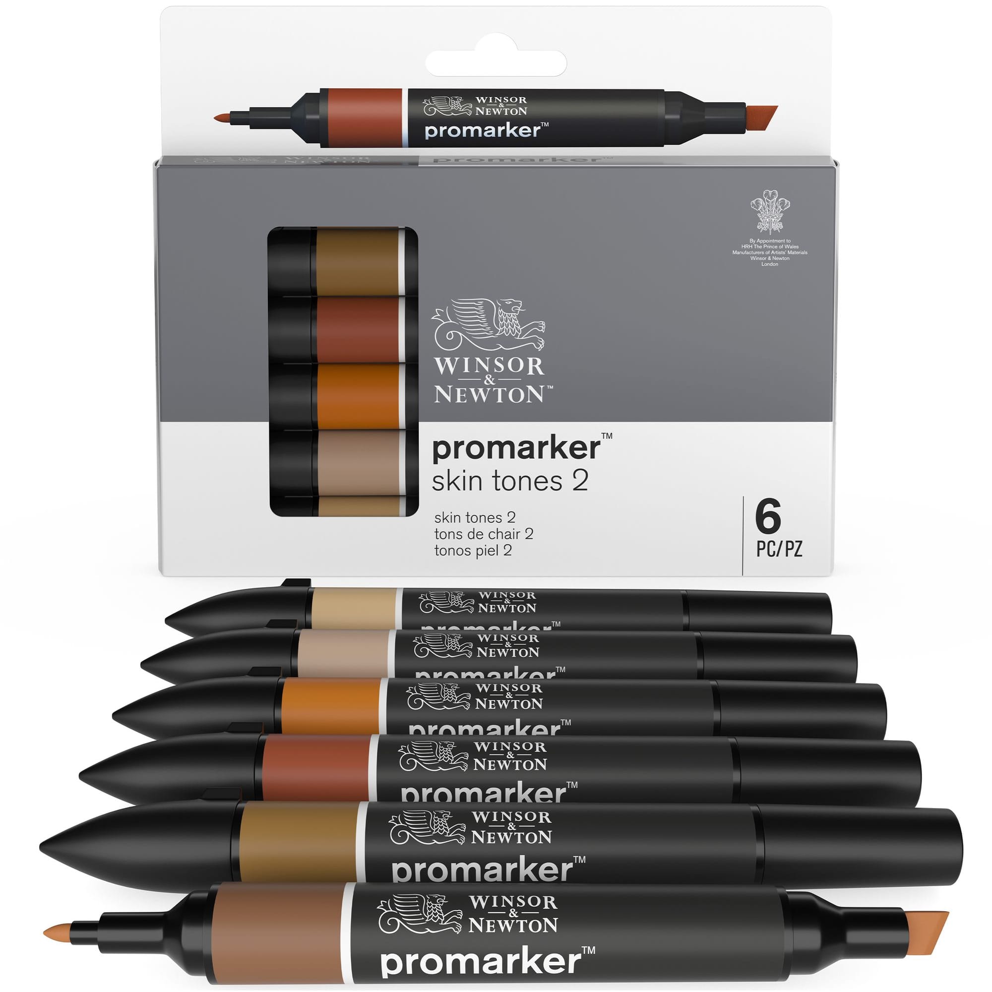 Winsor & Newton™ Promarker™ Skin Tones No.2 Set
