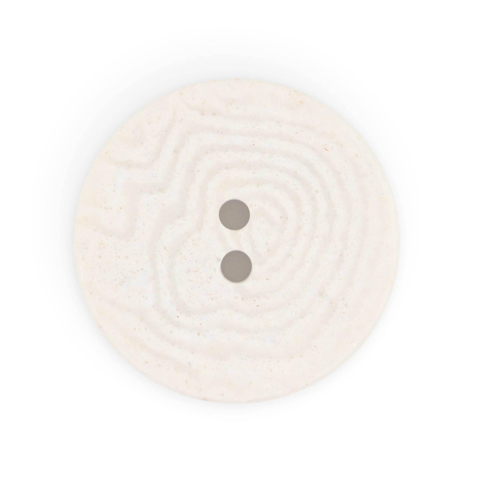 Dritz® 23mm Light Gray Recycled Corozo Round Button, 6ct.
