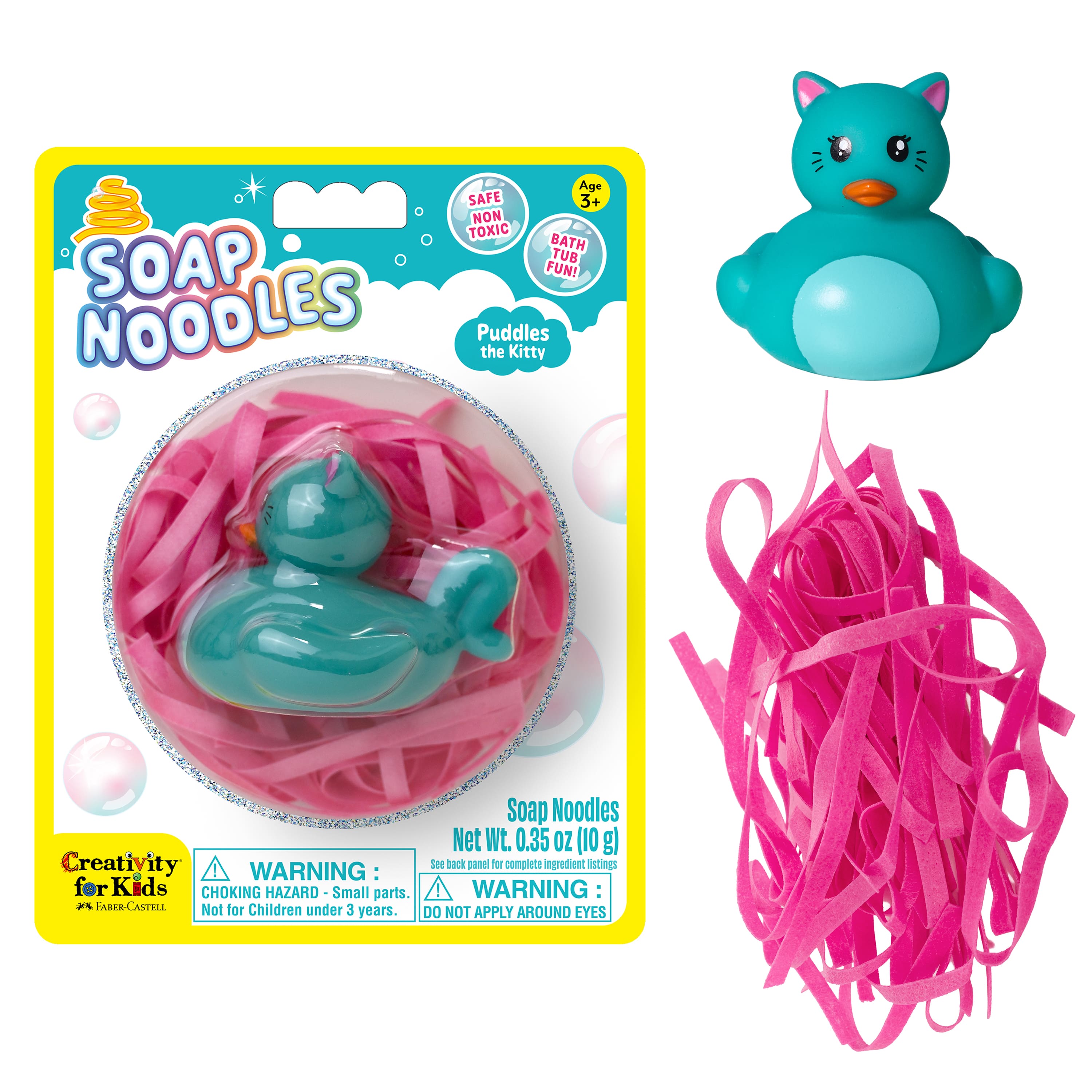 Creativity for Kids® Soap Noodles Puddles the Kitty Bathtub Kit