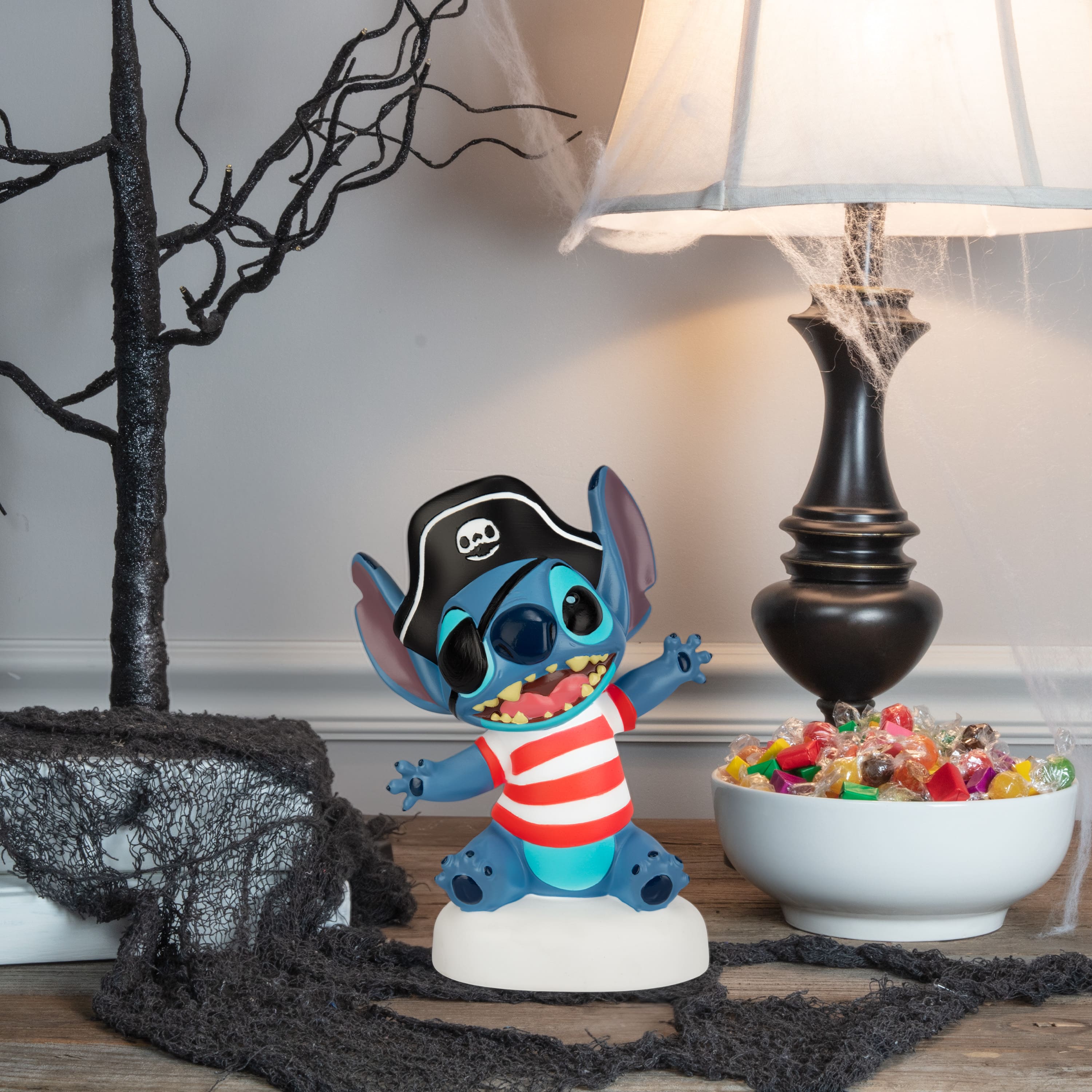 10" Stitch Pirate LED Blowmold