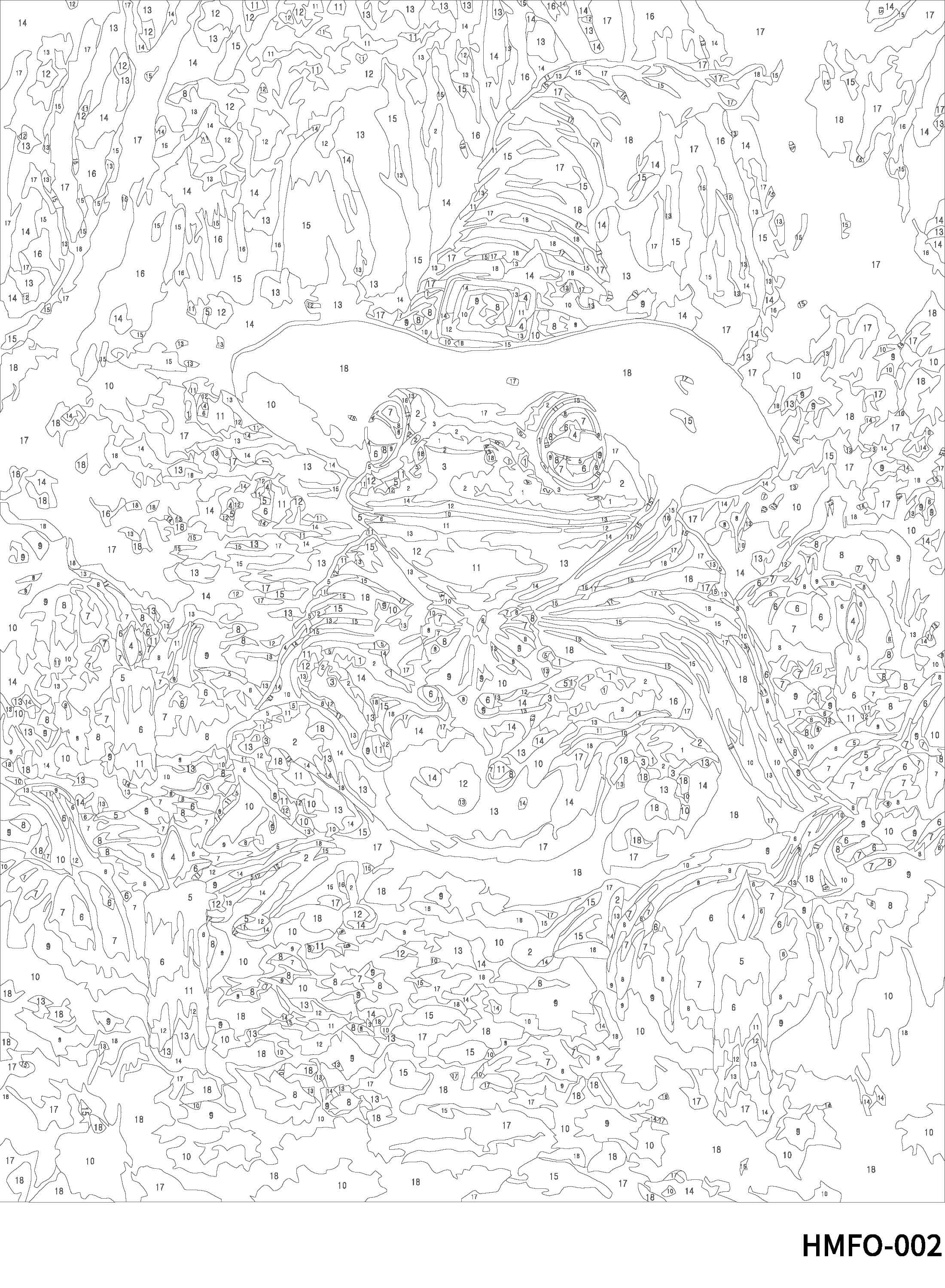 11" x 14" Halloween Frog Paint-by-Number Kit by Artist's Loft®