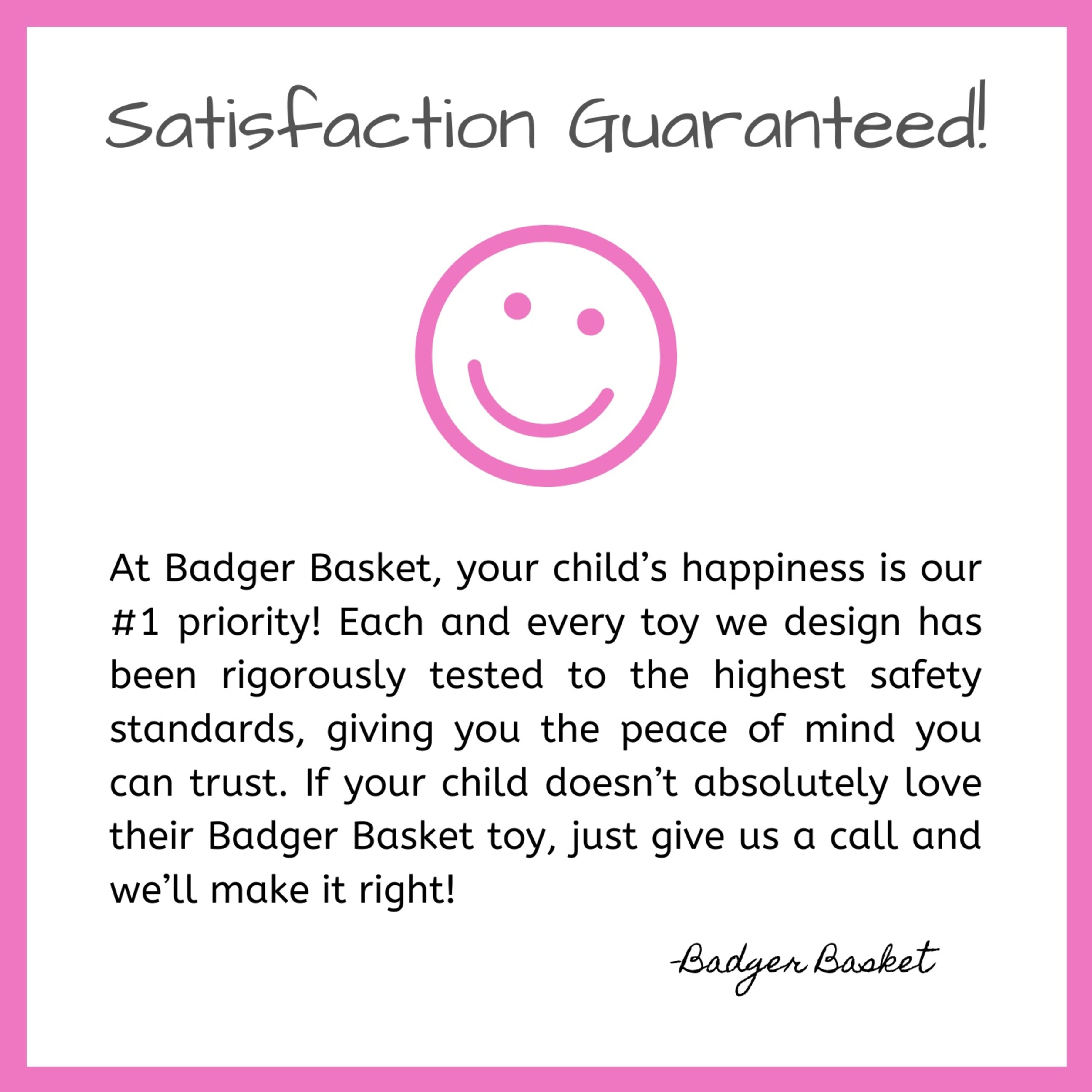 Badger Basket White & Pink Cabinet Doll Crib with Gingham Bedding