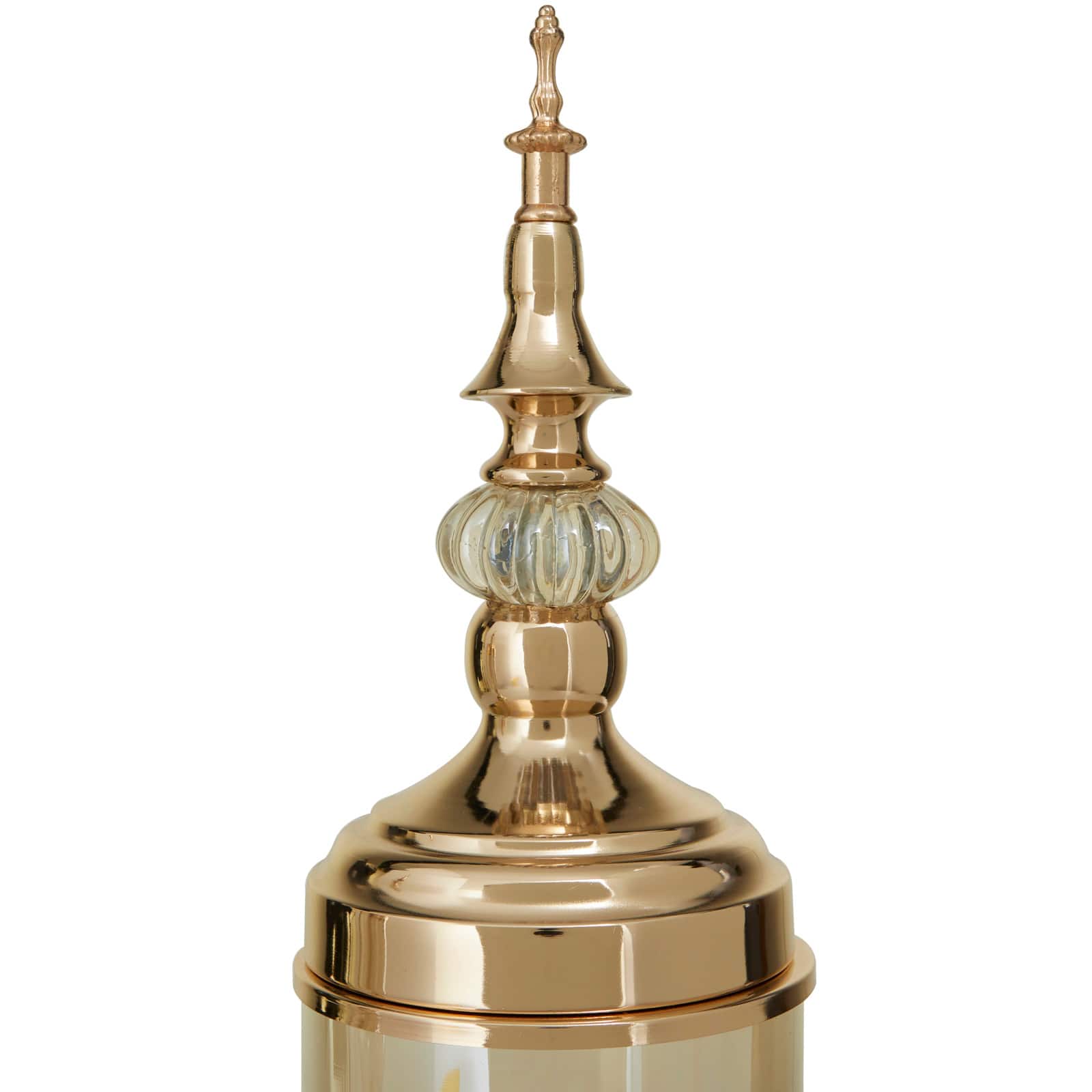 CosmoLiving by Cosmopolitan Gold Metal Decorative Jars Set