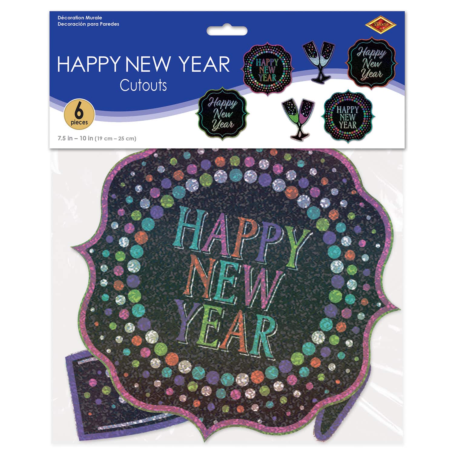 Beistle Happy New Year Cutout Set