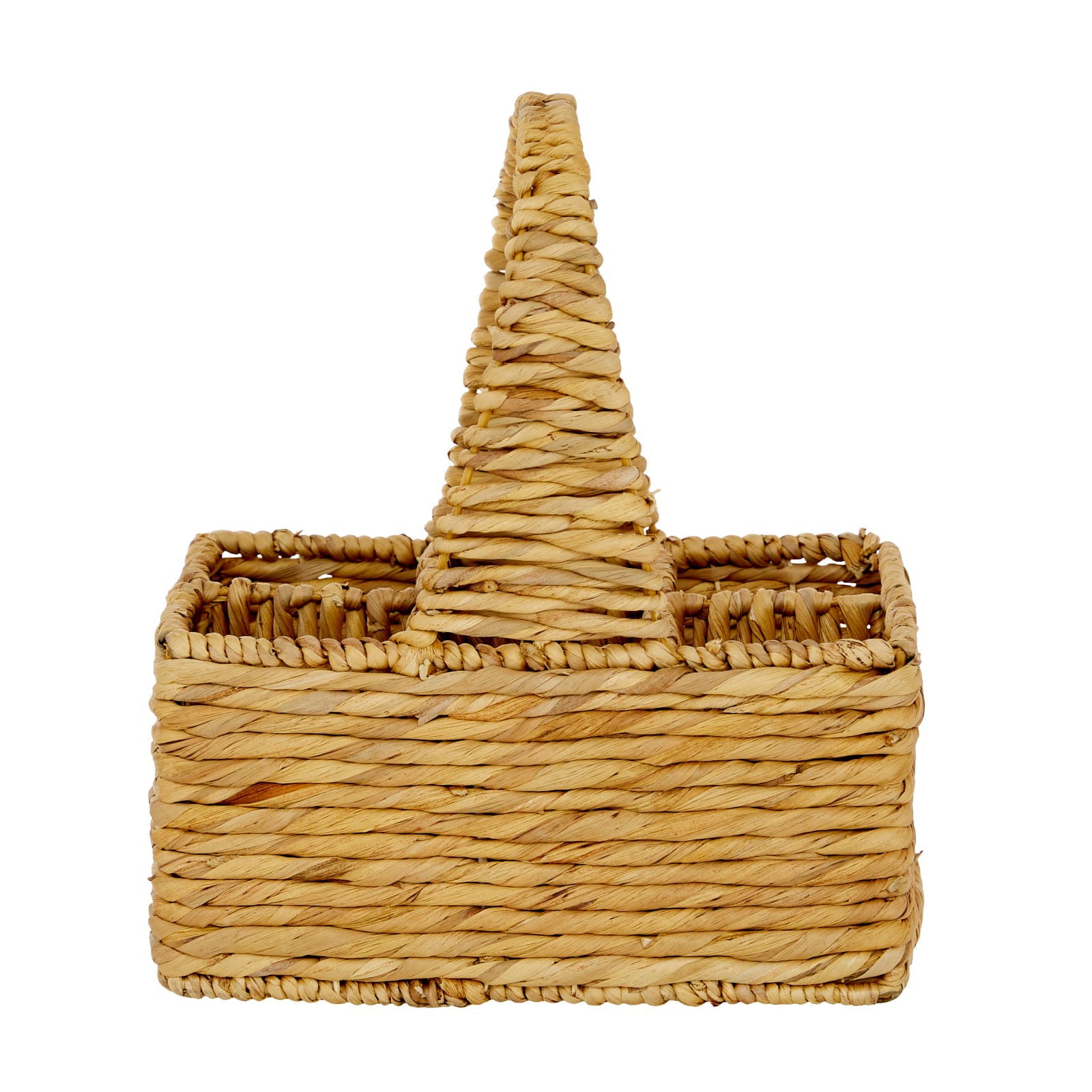 15" Brown Water Hycinthia Coastal Storage Basket