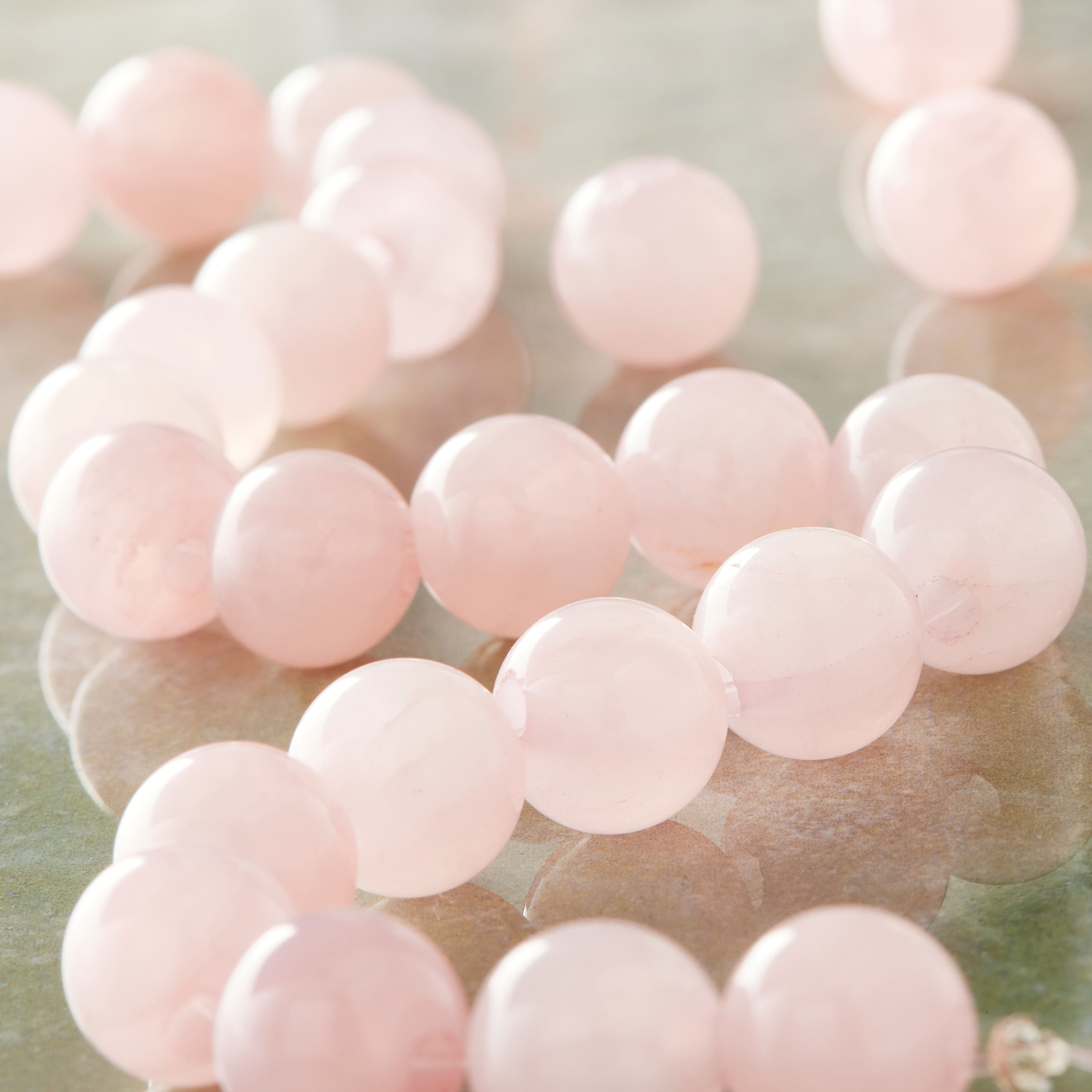 Pack: Rose Quartz Round Beads