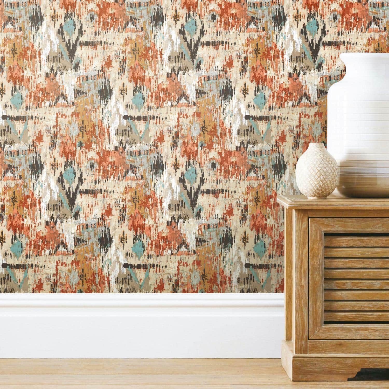 RoomMates Aztec Peel & Stick Wallpaper