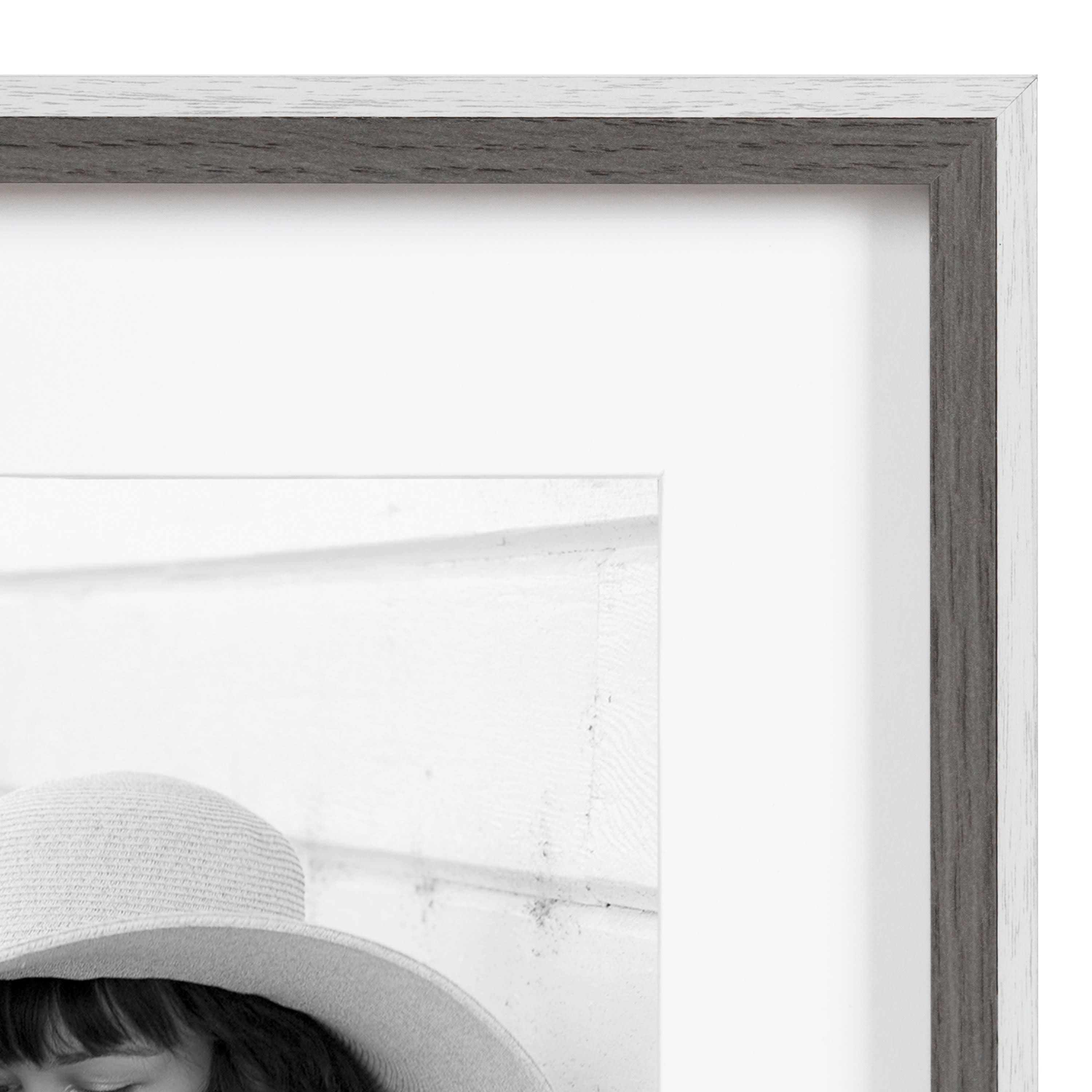Kate and Laurel Gibson 16" x 20" Picture Photo Frames with 8" x 10" Mat, 3ct.
