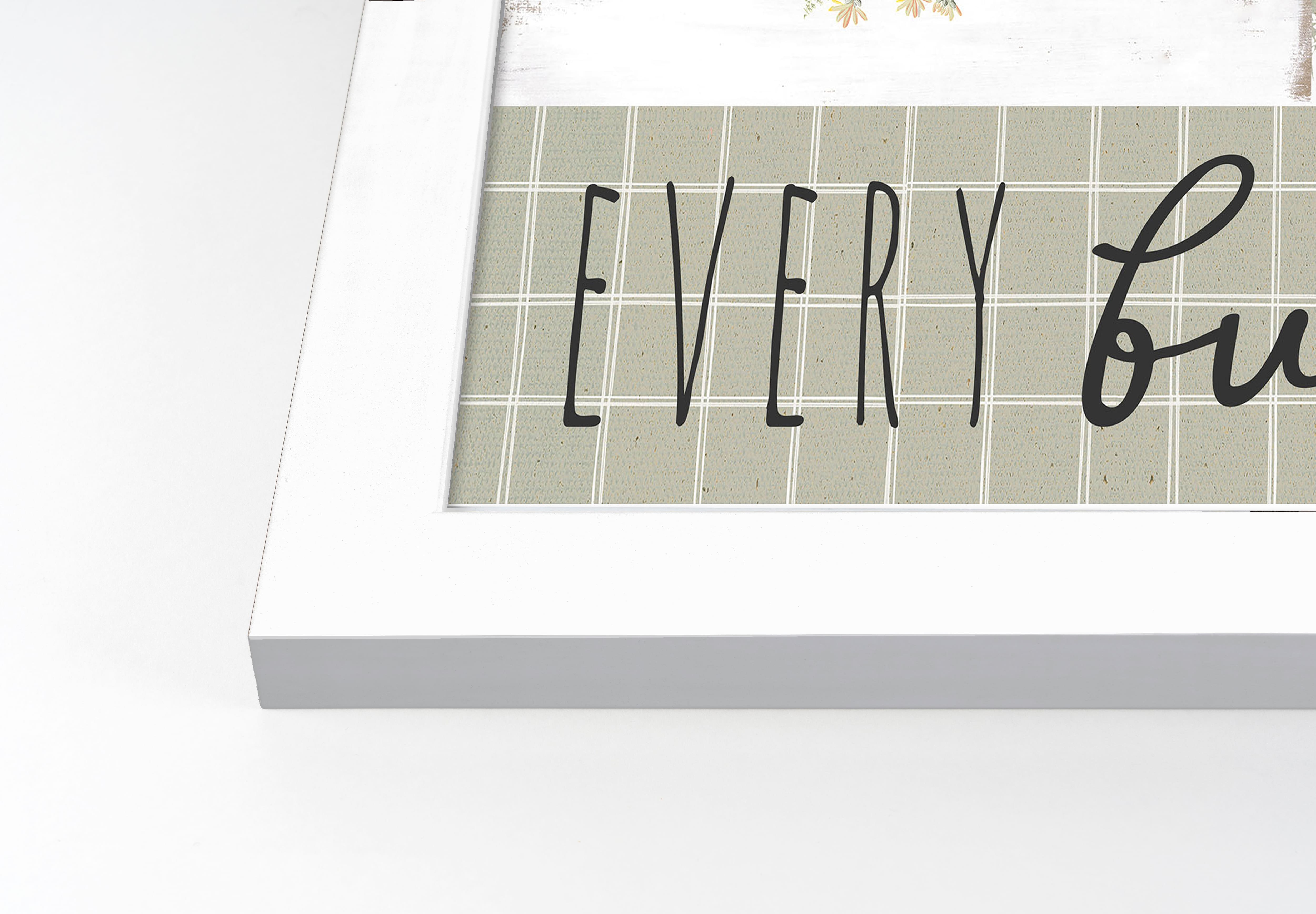 Every Bunny Collage 4 16" x 20" White Framed Print Under Plexiglass