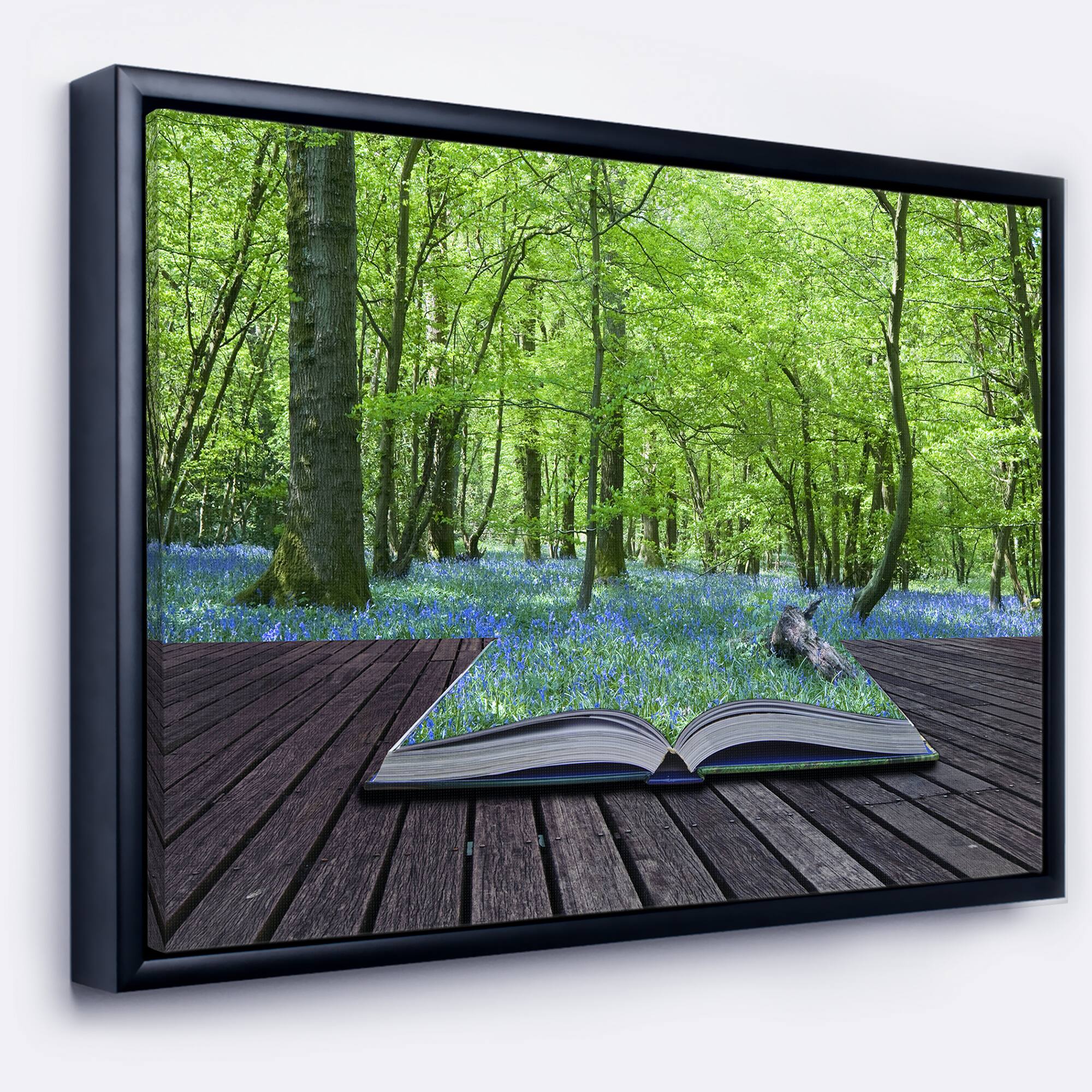 Designart - Open Book to Green Forest