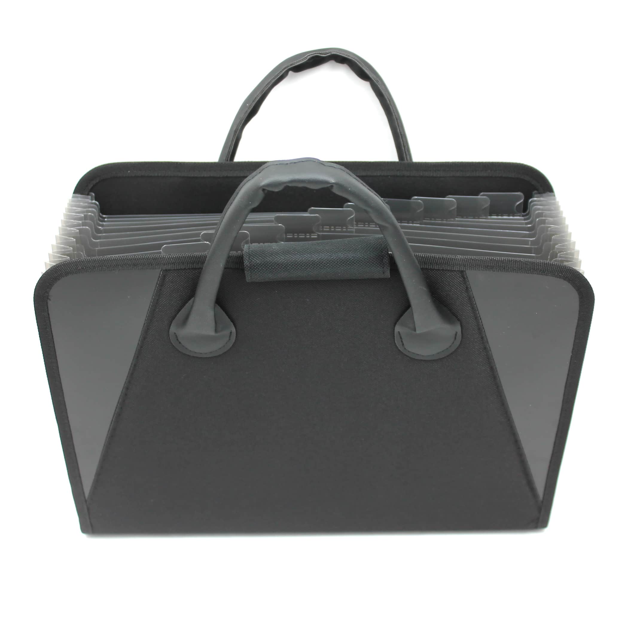 C-Line® Expanding File With Handles, Black