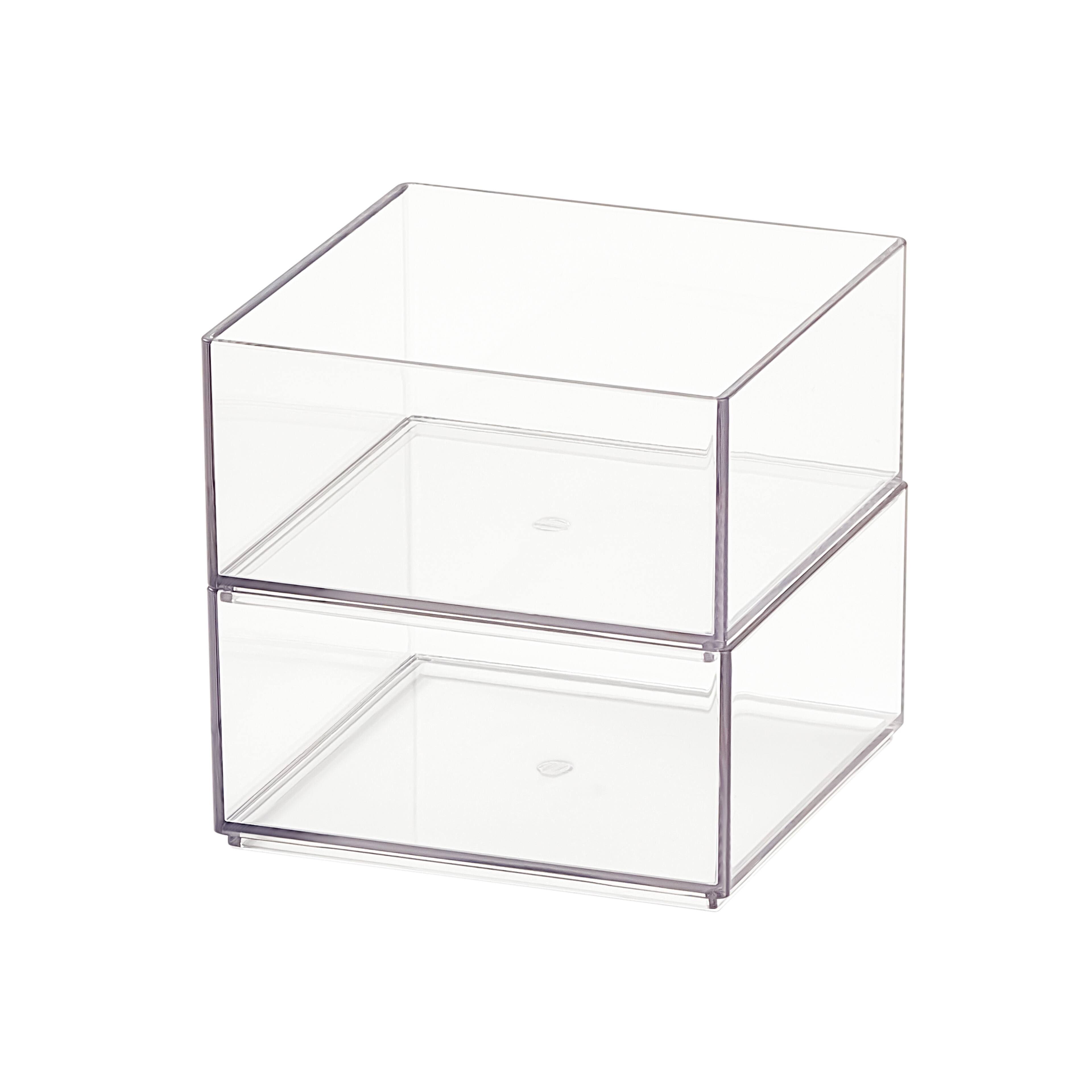 4" x 4" Clear Stacking Storage Tray by Simply Tidy™