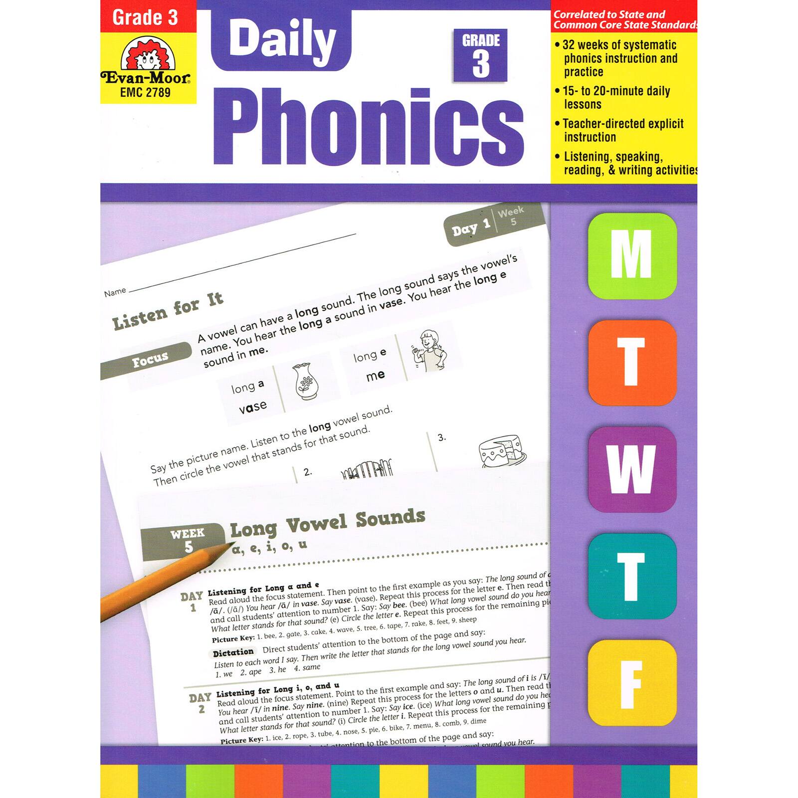 Evan-Moor® Daily Phonics Practice Book, Grade 3