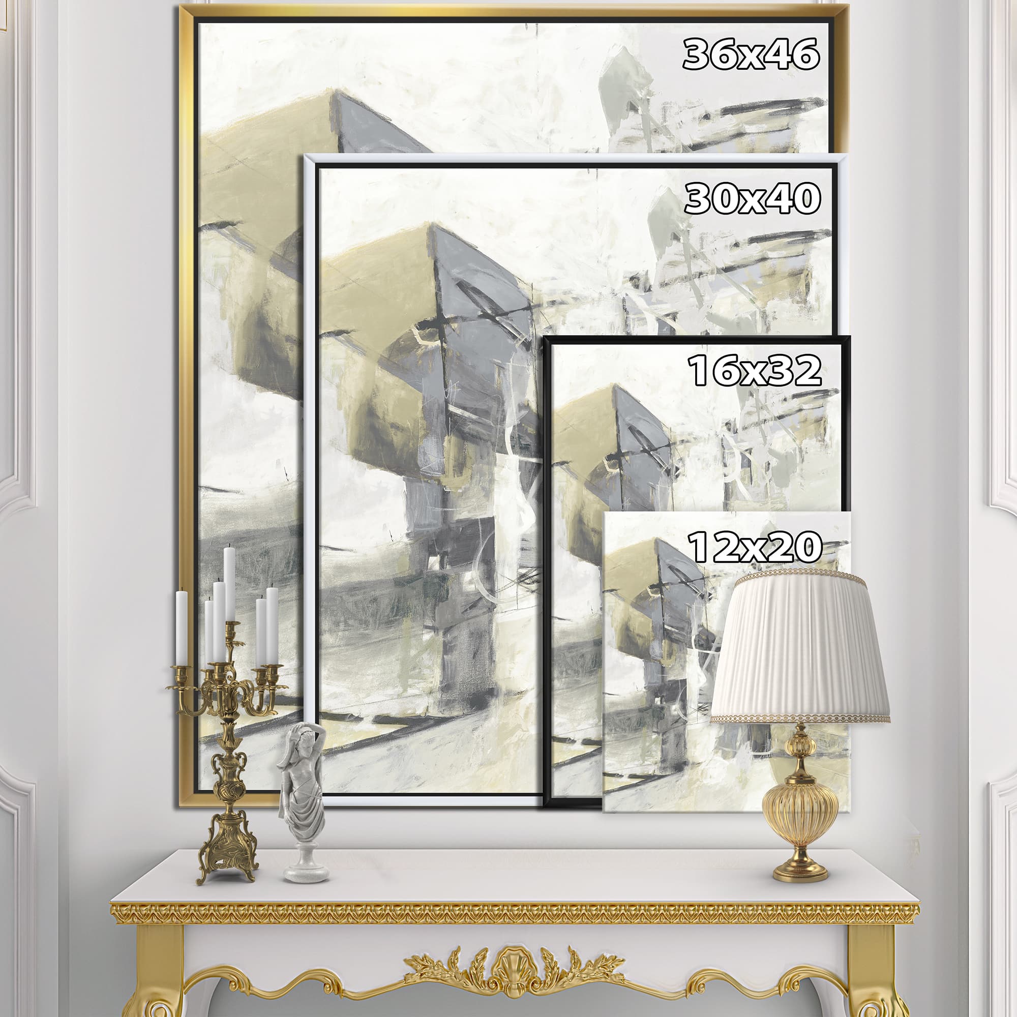 Designart - Glam Cream Dream IV