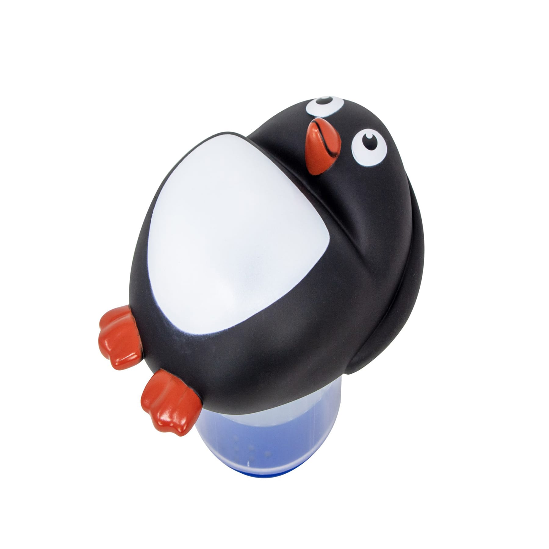 Swim Central 13" Blue & White Cool Penguin Swimming Pool Chemical Dispenser
