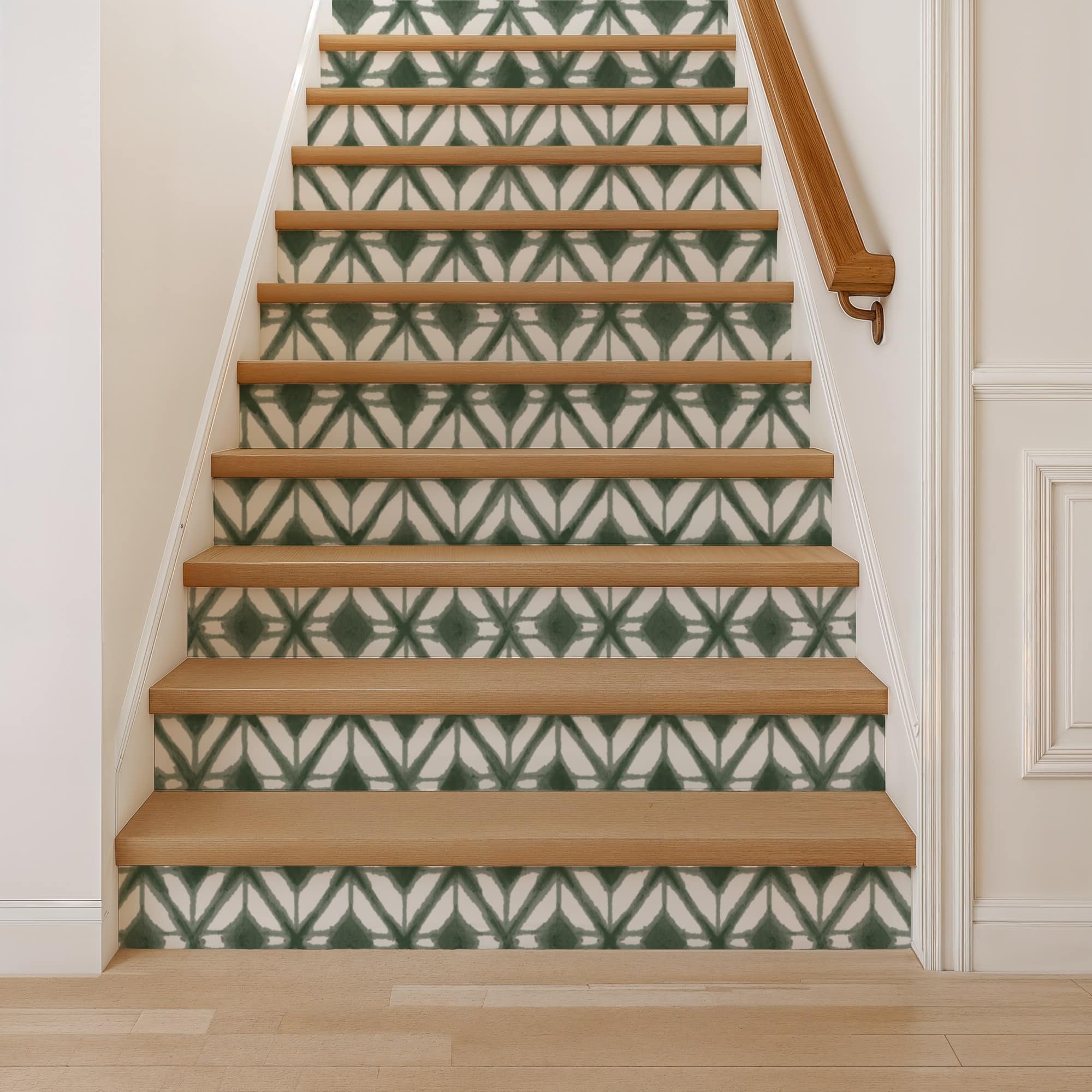 Designs Direct Shibori Geometric Peel & Stick Wallpaper