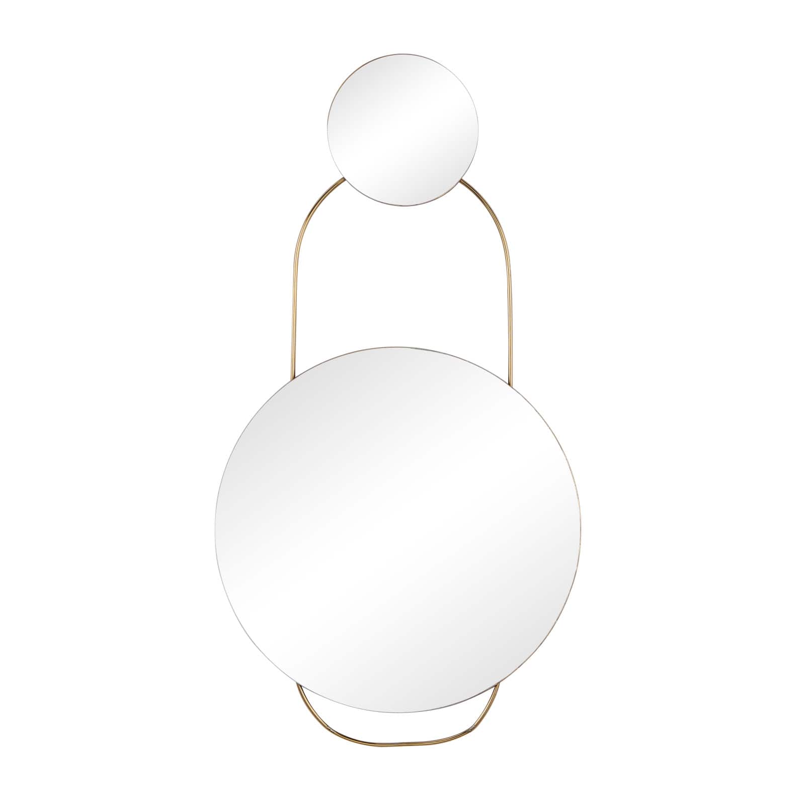 Gold Metal Wall Mirror 20" x 1" x 27"