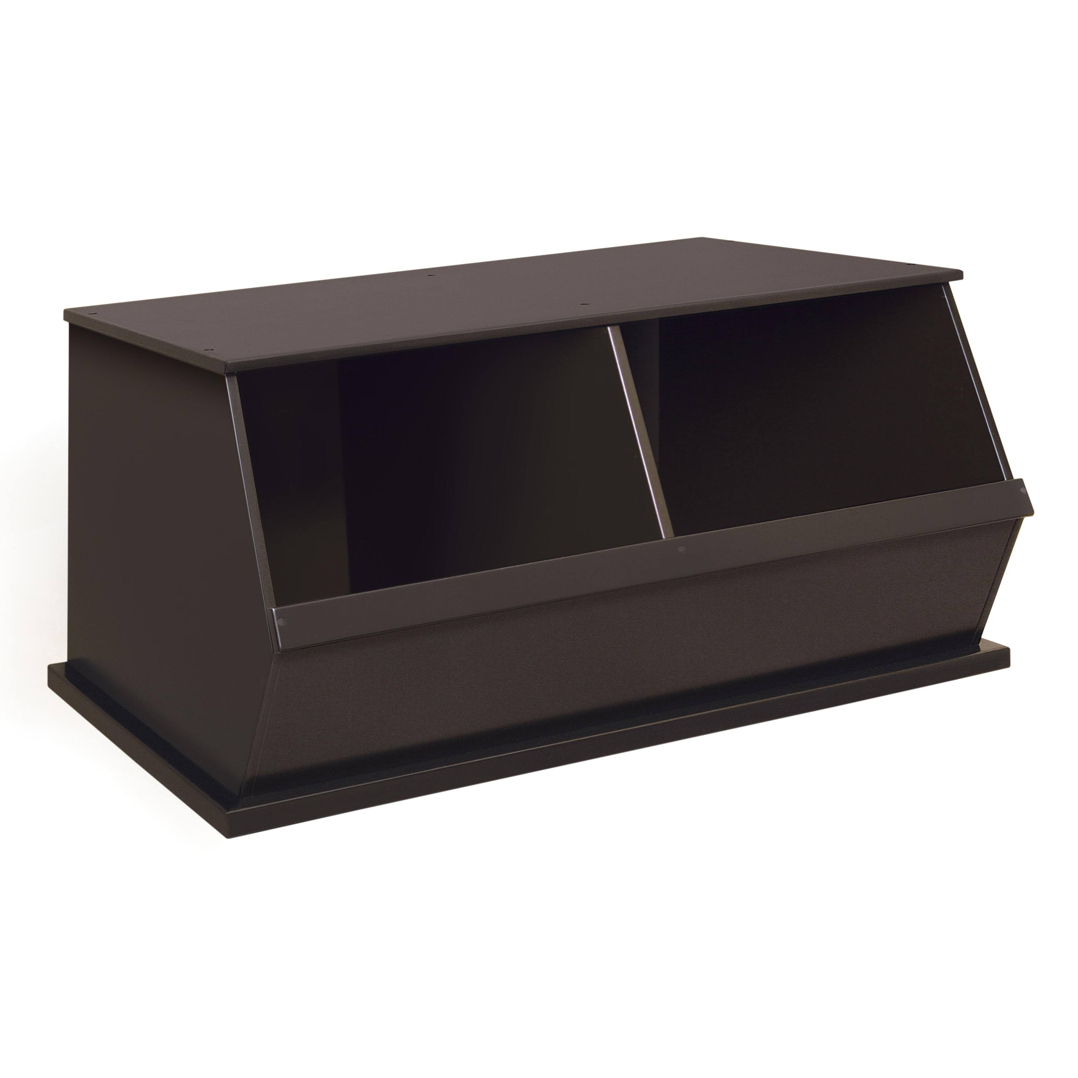 Badger Basket 2 Bin Stackable Storage Cubby
